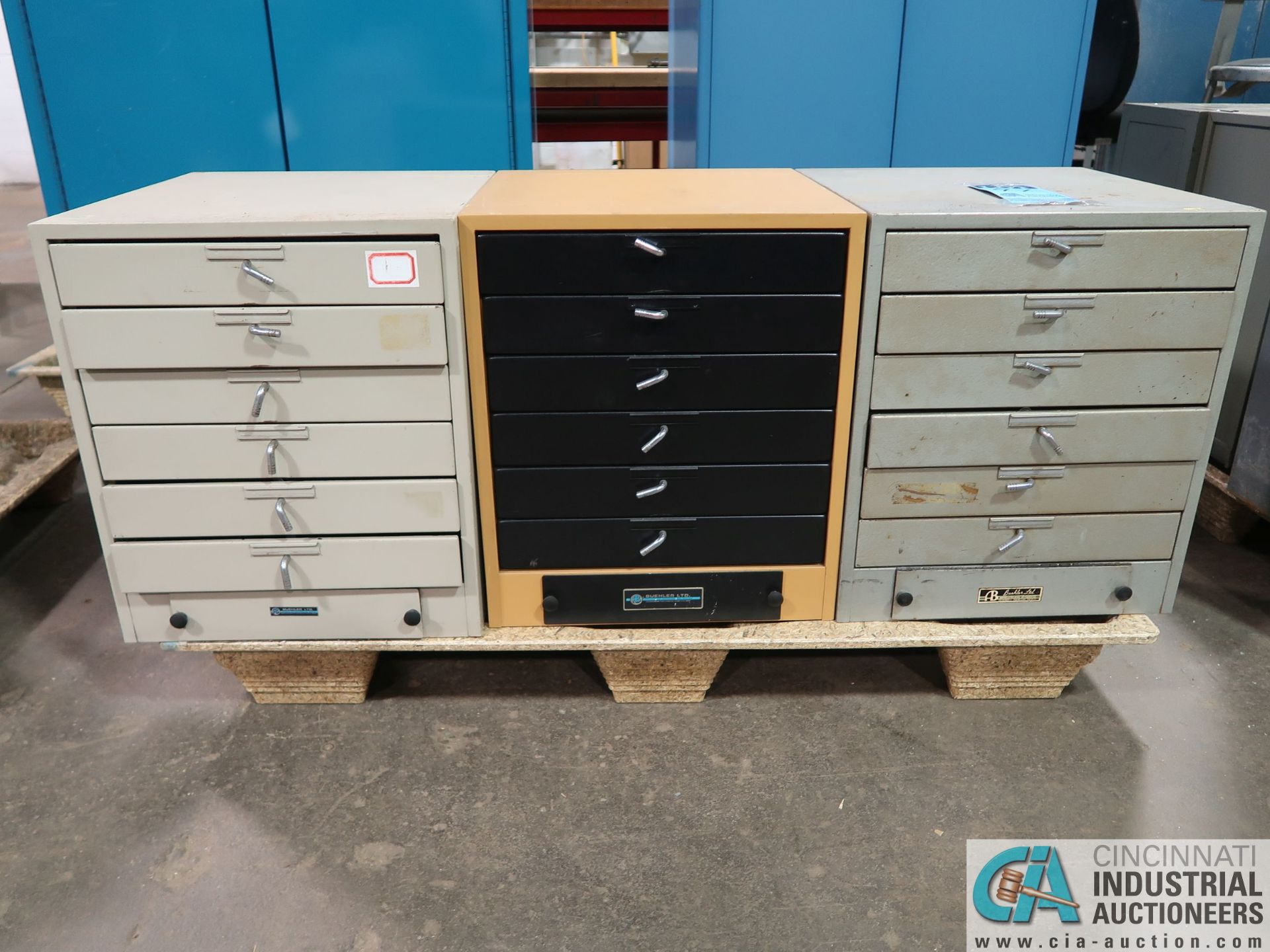 (LOT) (3) SPECIMAN HOLDING CABINETS - (6) DRAWERS/CABINET