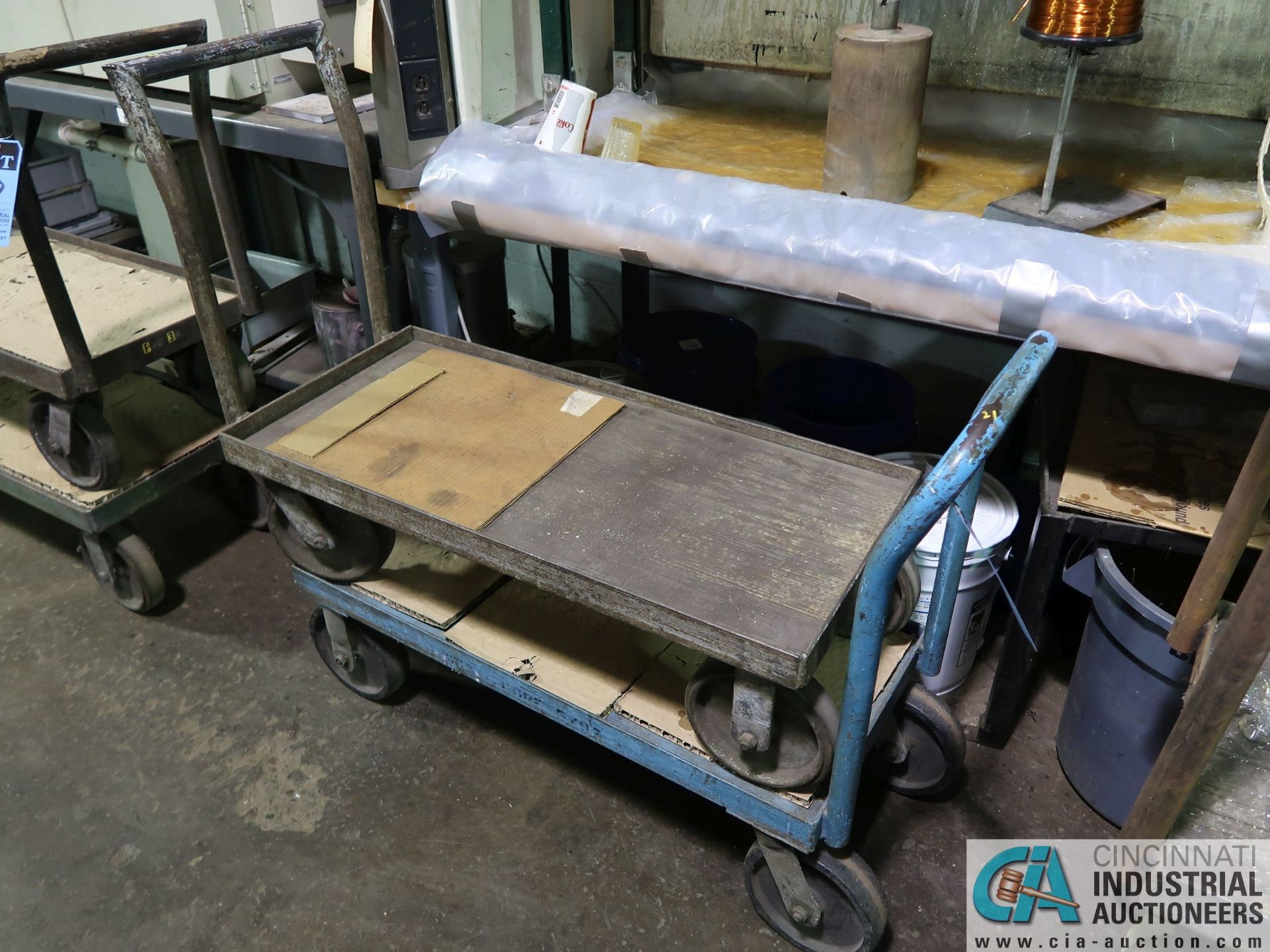 (LOT) (2) 16" X 36" WAREHOUSE CARTS