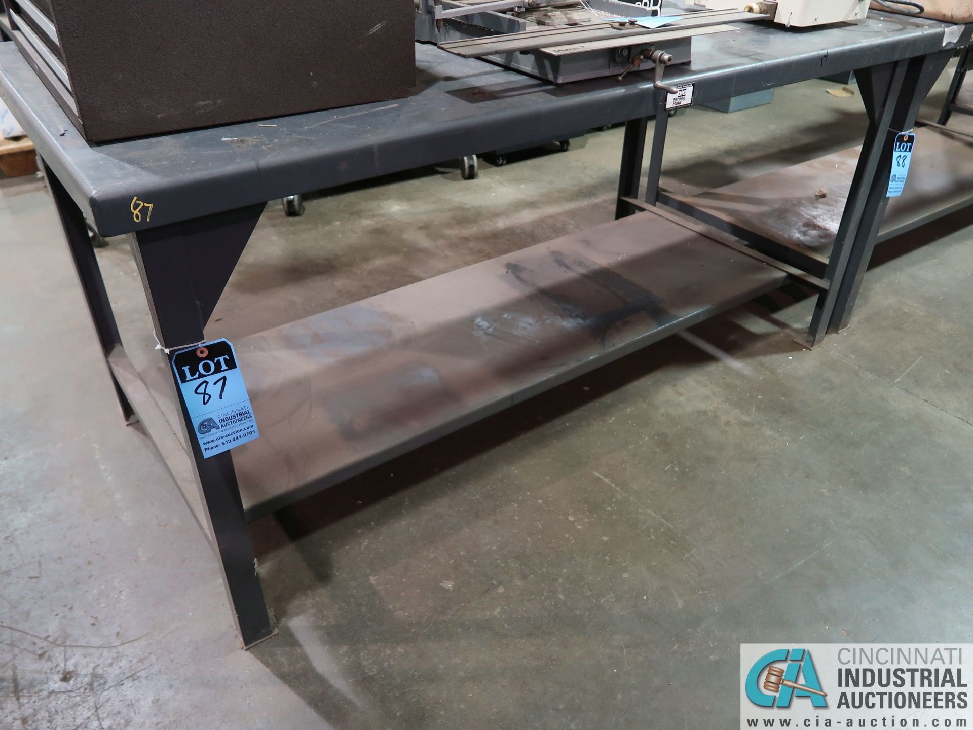 36" X 72" STEEL TABLE