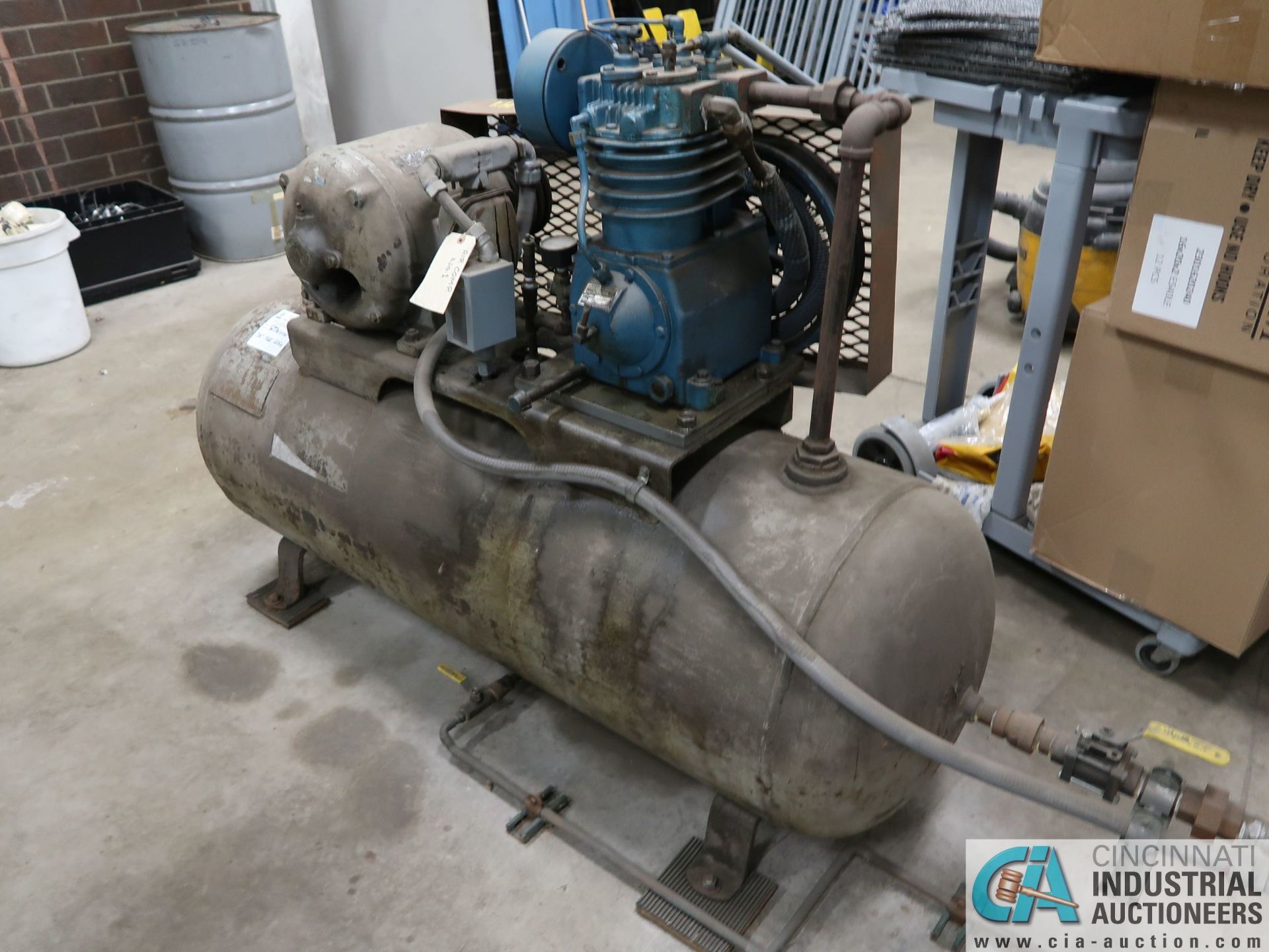 5 HP KELLOG AMERICAN MODEL 335TUX SINGLE STAGE AIR COMPRESSOR - Image 2 of 5