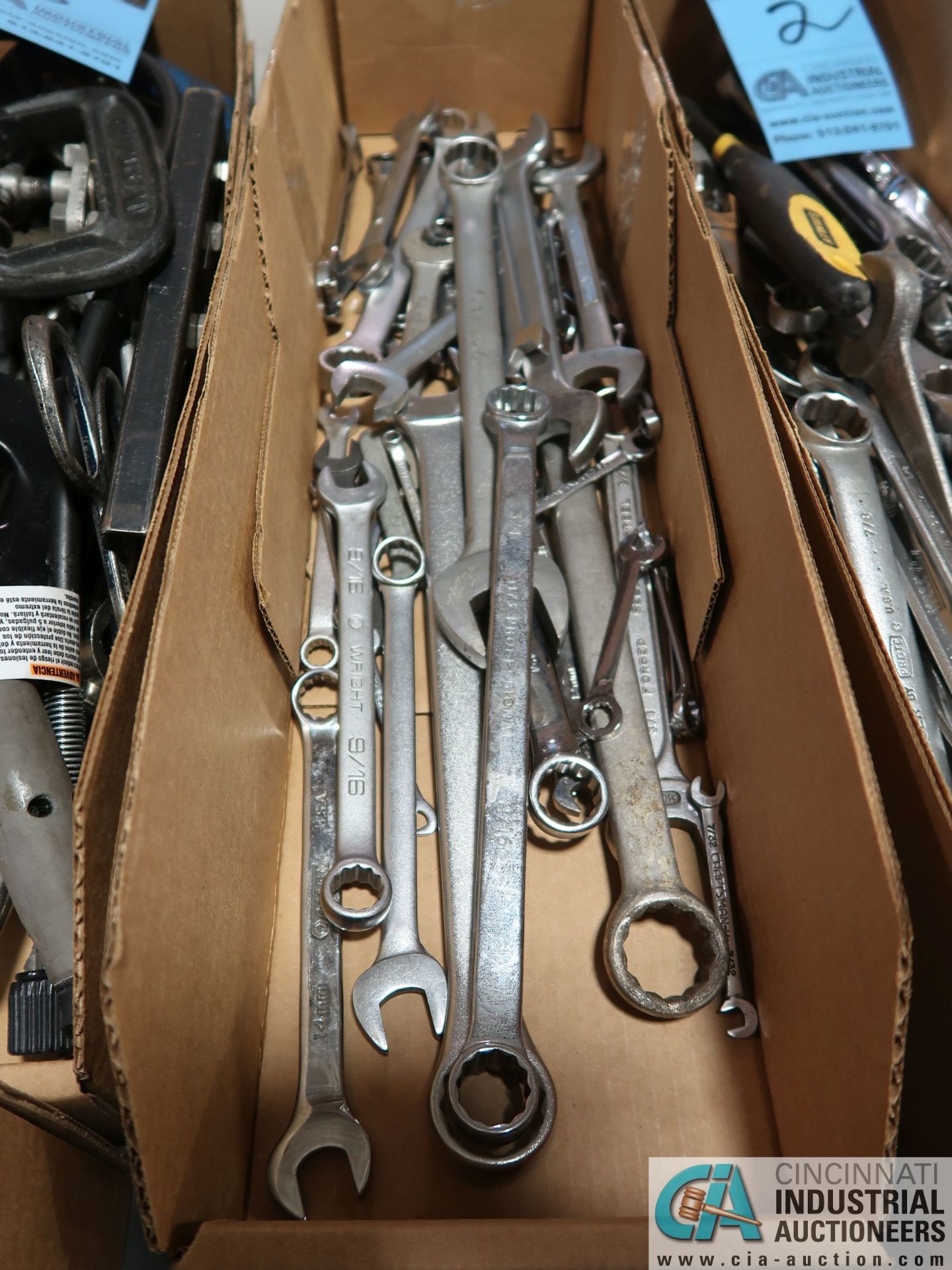(LOT) (2) BOXES OF COMBINATION WRENCHES - Image 2 of 2