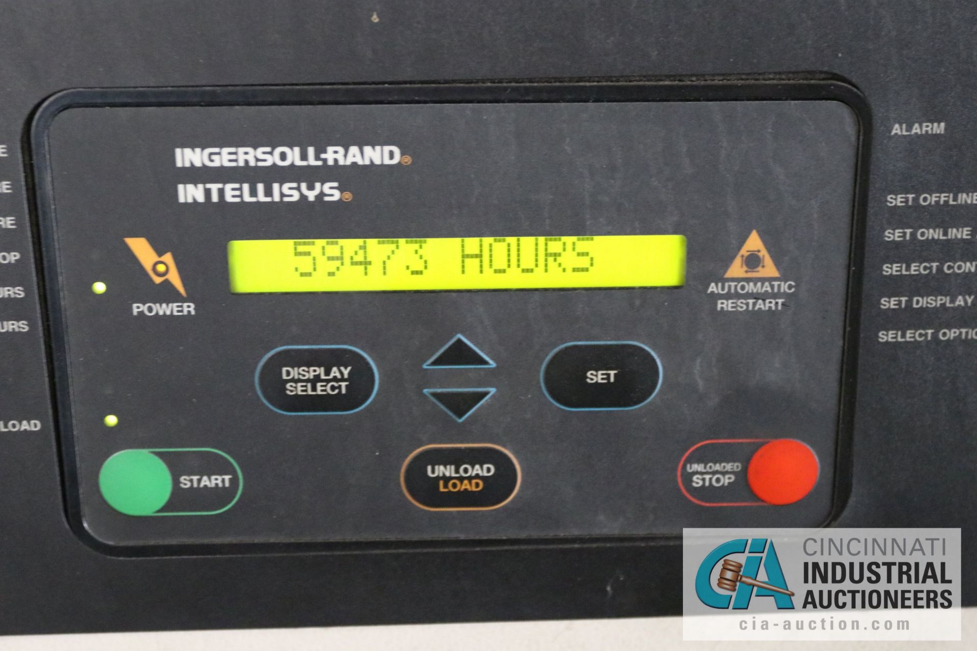 50 HP INGERSOLL RAND MODEL SSR-EP50 ROTARY SCREW AIR COMPRESSOR; 125 PSIG, 59,473 HOURS - $200.00 - Image 3 of 3