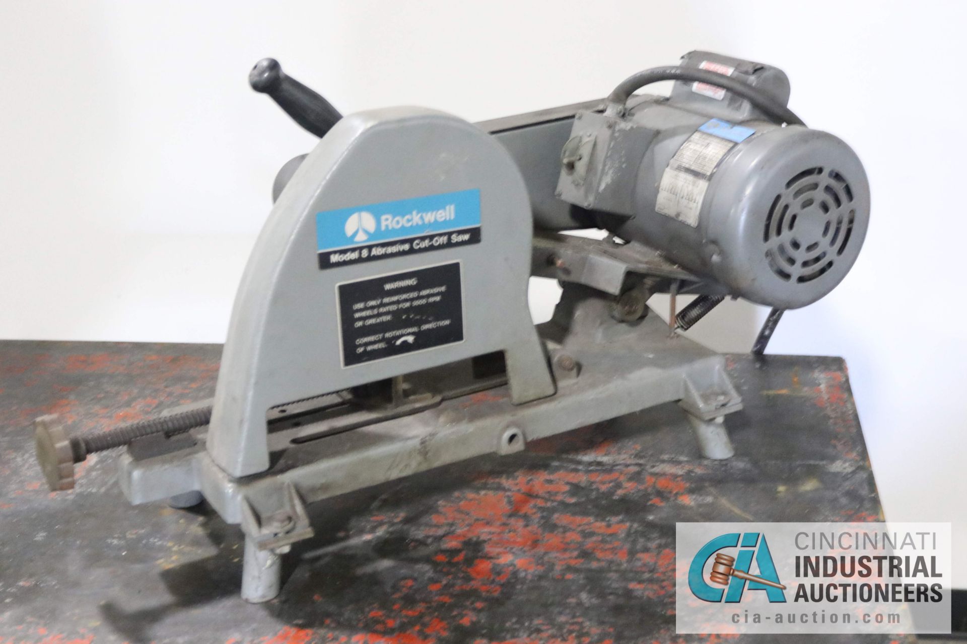 3 HP ROCKWELL MODEL 8 ABRASIVE CUTOFF SAW; S/N 438-02-3140808, SINGLE PHASE - Located in Holland,