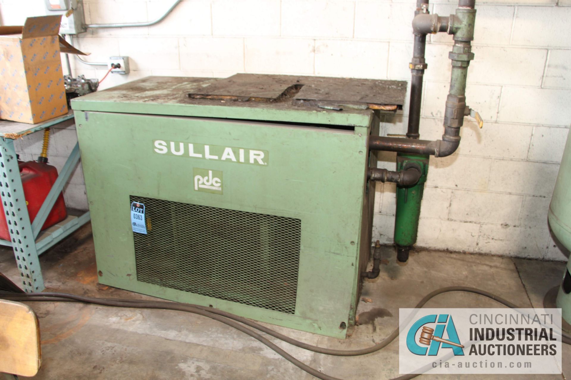 SULLAIR MODEL PDC-250 A/C AIR DRYER - $20.00 Rigging Fee Due to Onsite Rigger - Located in