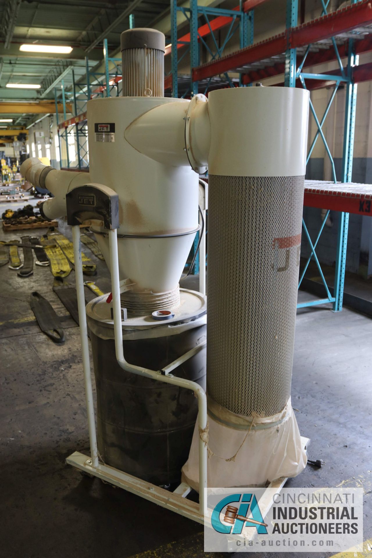 3 HP JET MODEL JCDC-3 DUST COLLECTOR; STOCK #717530, S/N 17010823 - $20.00 Rigging Fee Due to Onsite