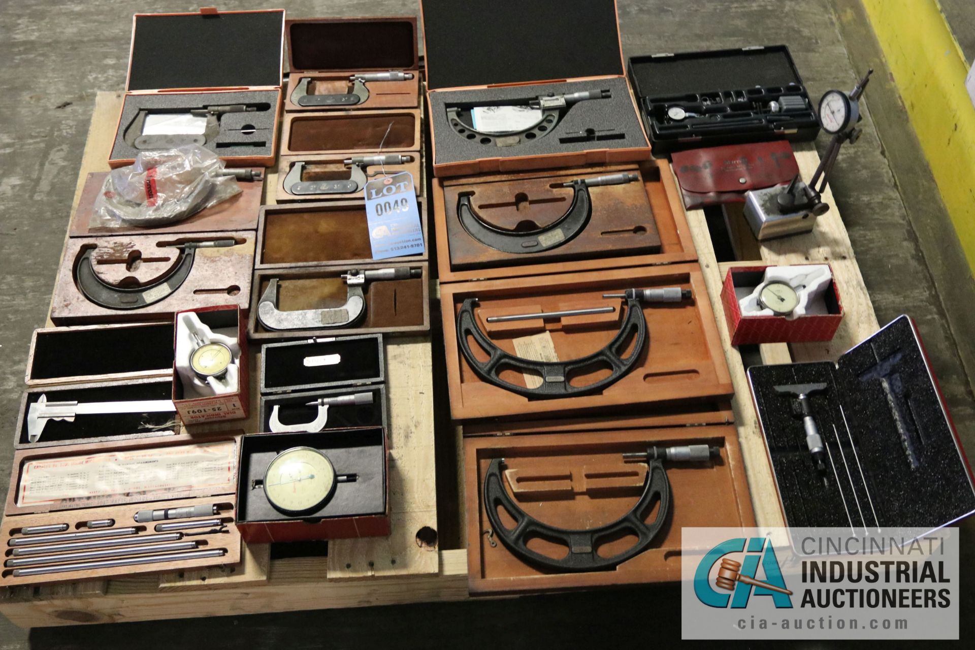 PALLET OF MEASUREMENT TOOLS (MICROMETERS & MORE) - Located in Bryan, Ohio