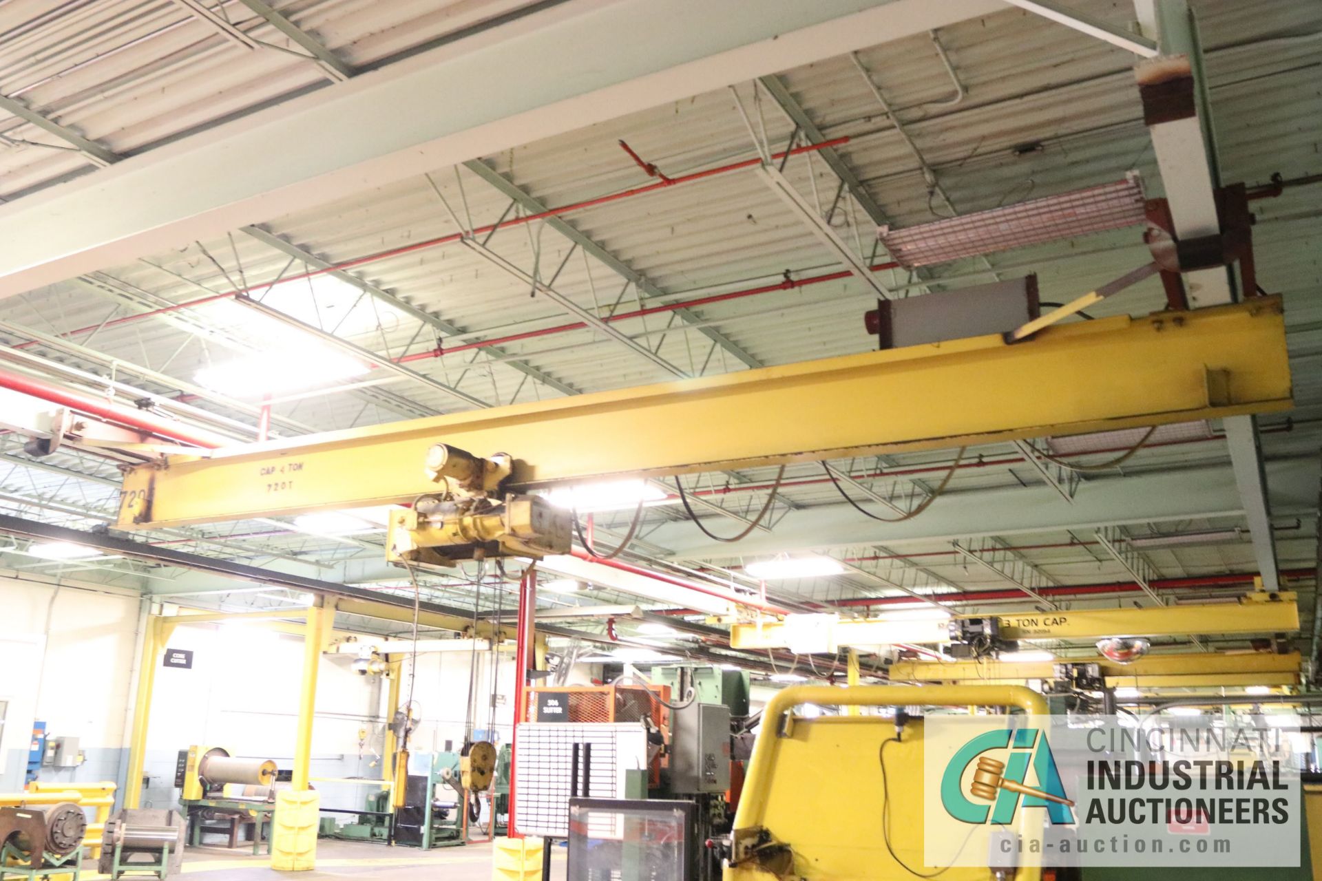 4 TON X 24' SPAN UNDERSLUNG BRIDGE CRANE W/ R&M UNDERSLUNG HOIST - $500.00 Rigging Fee Due to Onsite