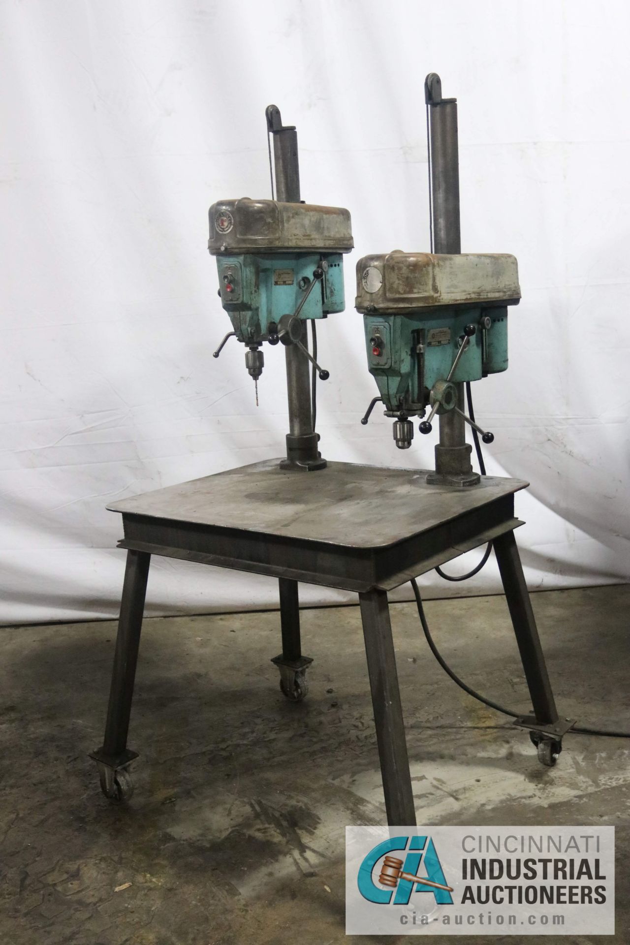 TWO-HEAD ROCKWELL MODEL 15-665 GANG DRILL - $20.00 Rigging Fee Due to Onsite Rigger - Located in