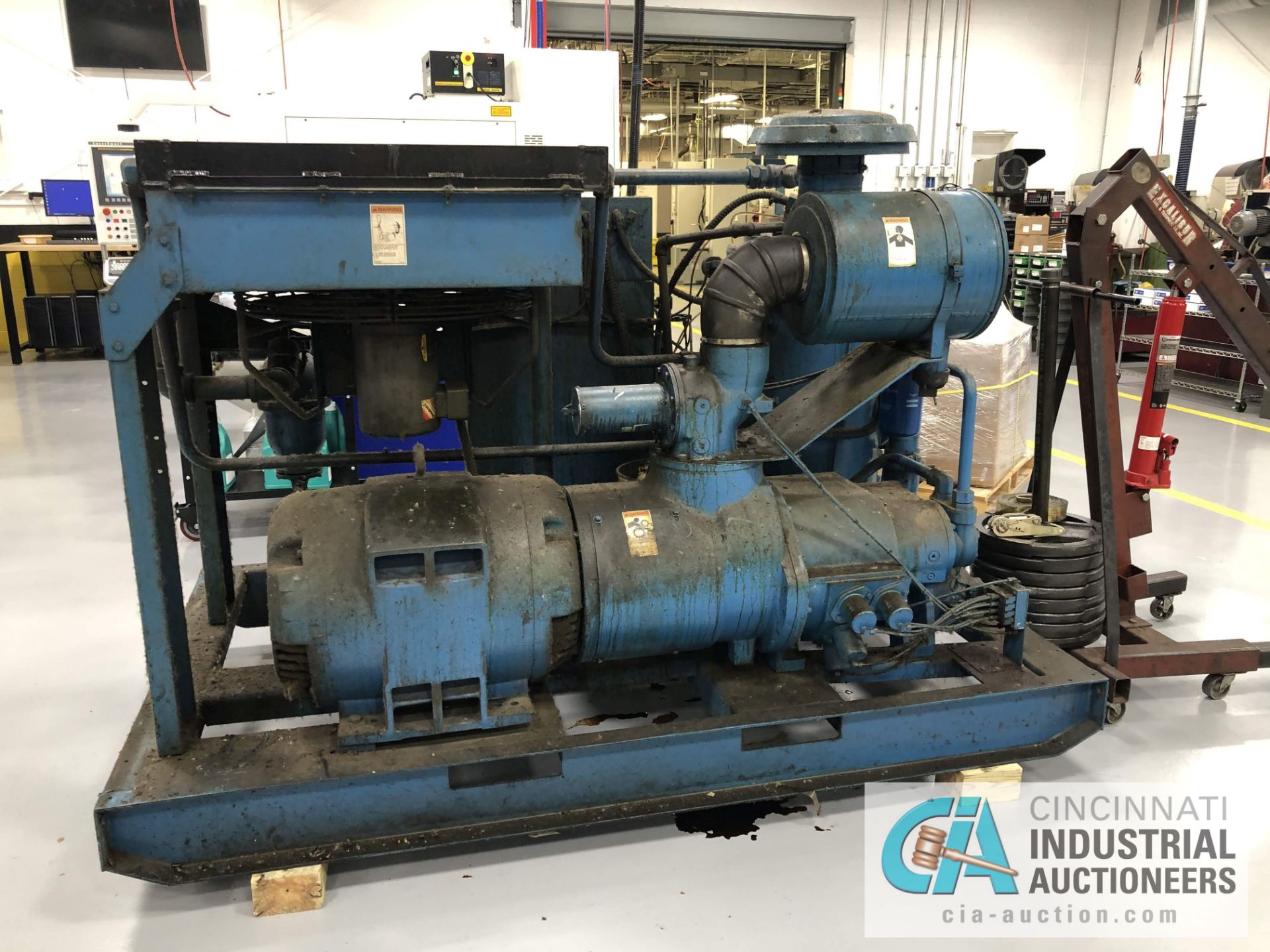 100 HP QUINCY MODEL QSI500-ANA31ED ROTARY SCREW AIR COMPRESSOR - $50.00 Rigging Fee Due to Onsite - Image 3 of 4