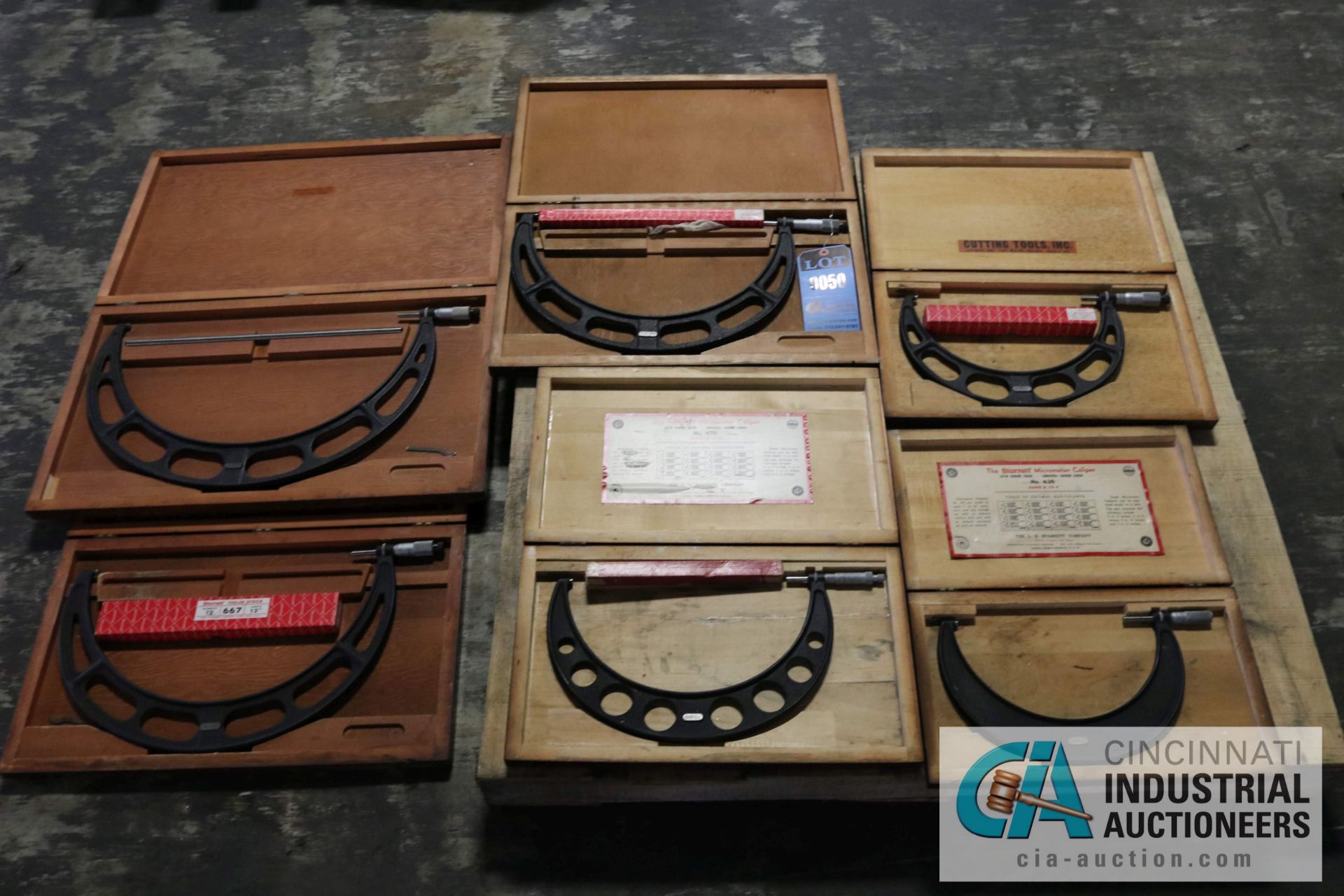 PALLET OF MEASUREMENT TOOLS (LARGE OD MICROMETERS) - Located in Bryan, Ohio
