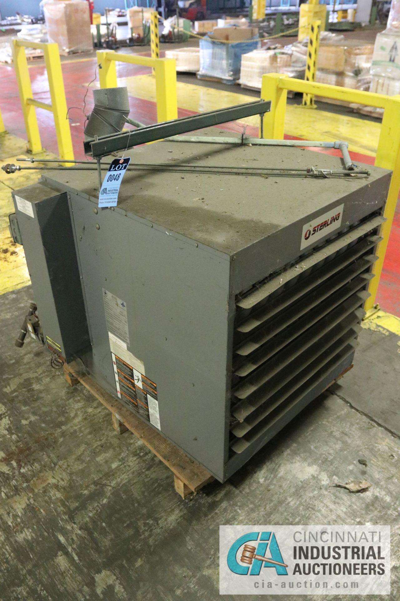 250,000 BTU / HR STERLING MODEL TF-250 FURNACE - $10.00 Rigging Fee Due to Onsite Rigger - Located