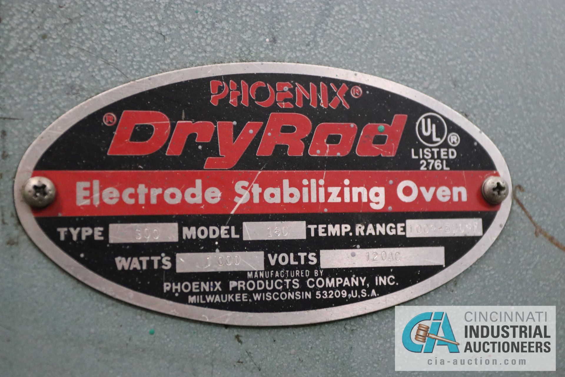 PHOENIX MODEL 16-C DRY ROD OVEN - $10.00 Rigging Fee Due to Onsite Rigger - Located in Holland, - Image 3 of 3