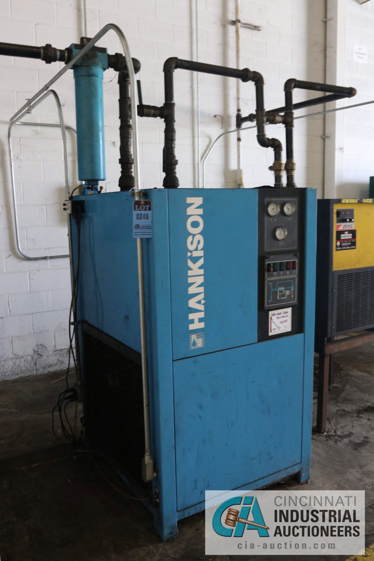 HANKINSON MODEL PR500-460 AIR DRYER; S/N PR500A-2T-9705-5N - $100.00 Rigging Fee Due to Onsite