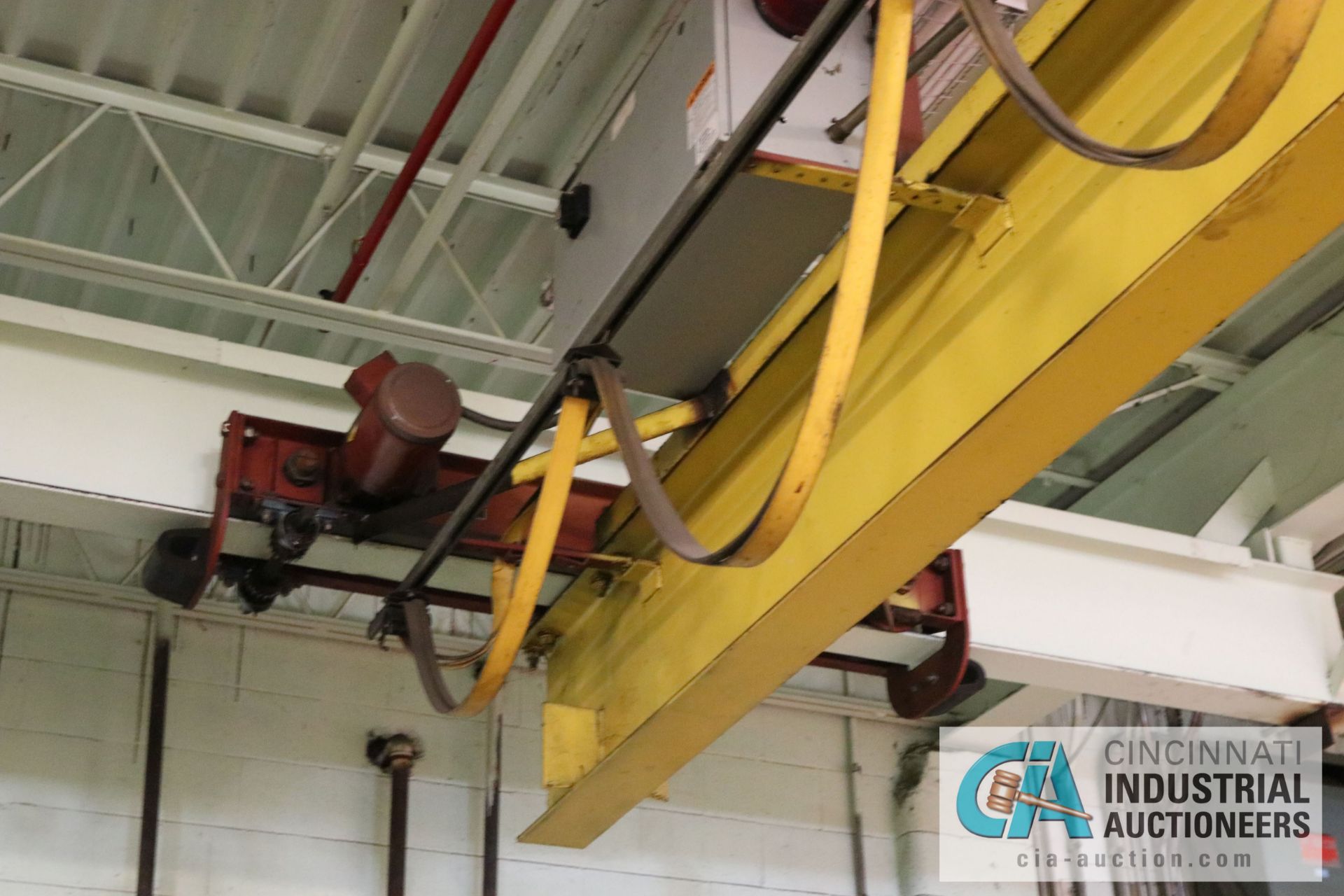 4 TON X 24' SPAN UNDERSLUNG BRIDGE CRANE W/ R&M UNDERSLUNG HOIST - $500.00 Rigging Fee Due to Onsite - Image 5 of 5