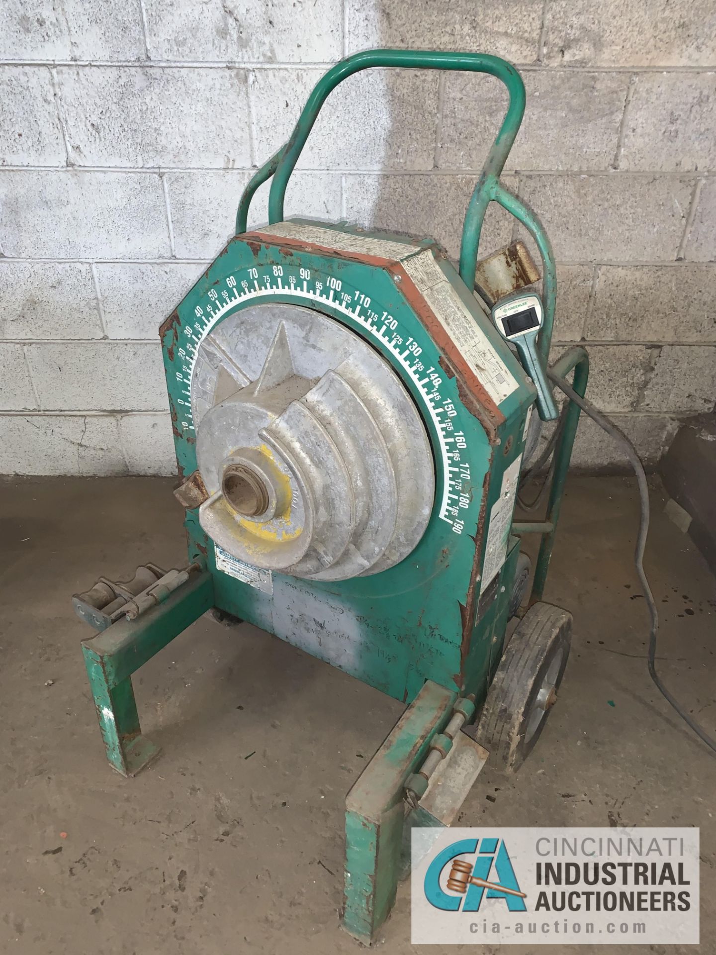 GREENLEE NO. 55 CONDUIT PIPE BENDER - $50.00 Rigging Fee Due to Onsite Rigger - Located in Toledo,