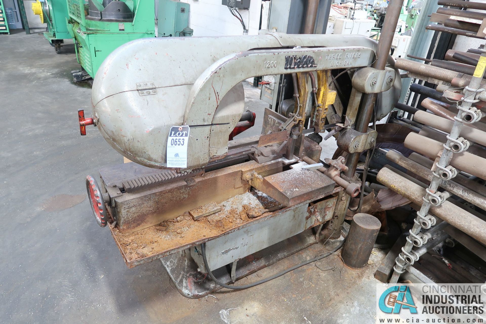 14" X 14" WELLS HORIZONTAL BAND SAW