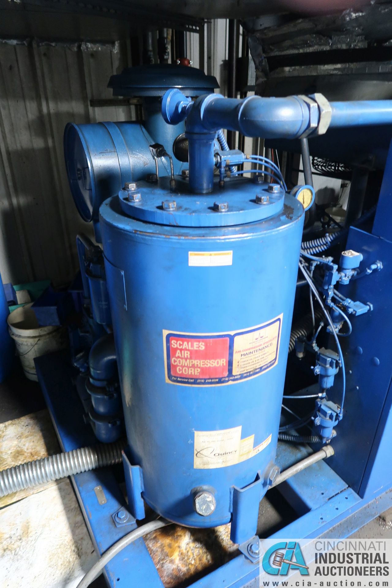 100 HP QUINCY MODEL QSI-500 AIR COMPRESSOR; S/N UN06097 - Image 3 of 5