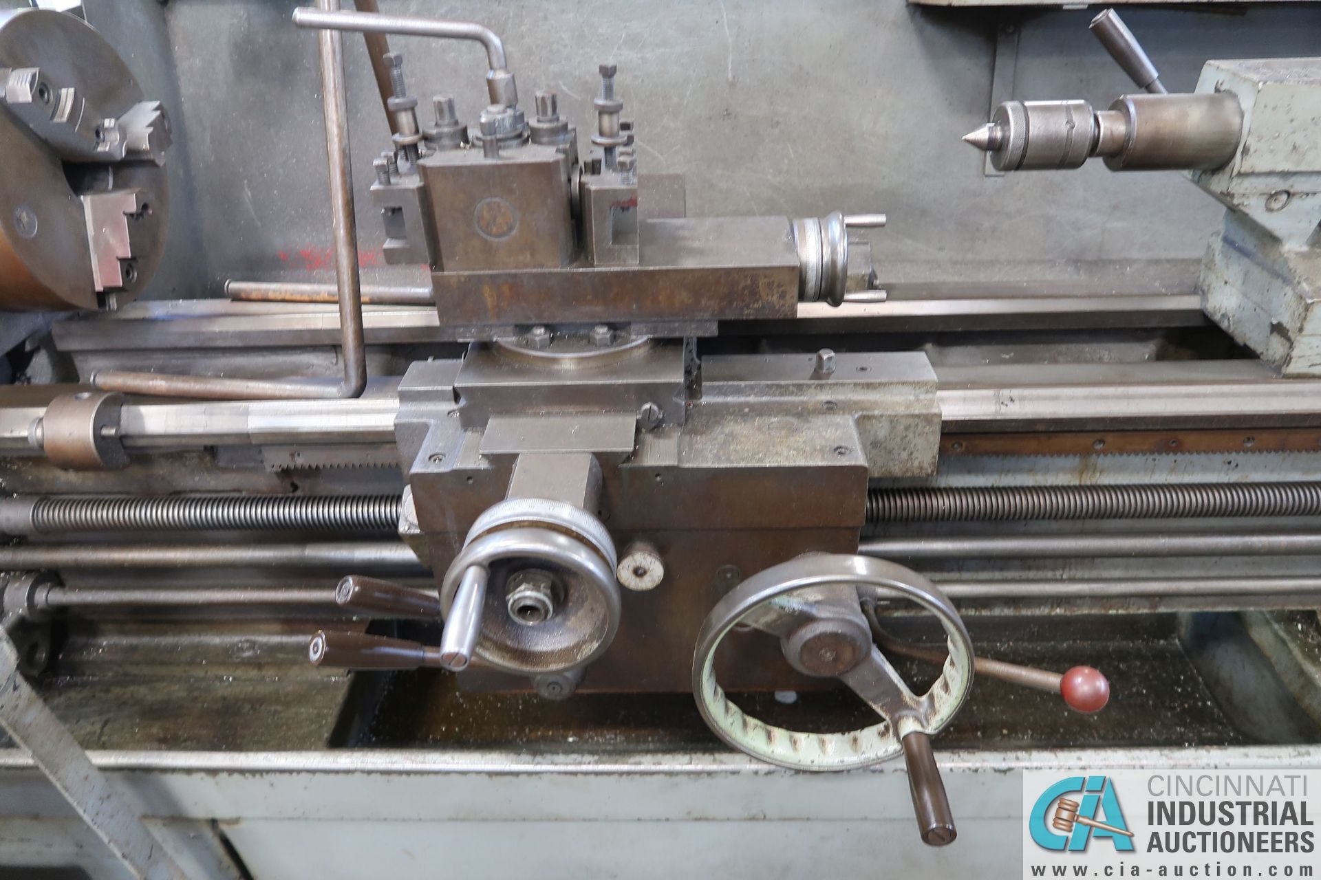 17" X 70" CLAUSING COLCHESTER ENGINE LATHE; S/N 0050, 20-1600 RPM, 12" 3-JAW CHUCK, TAILSTOCK, 17" - Image 4 of 7