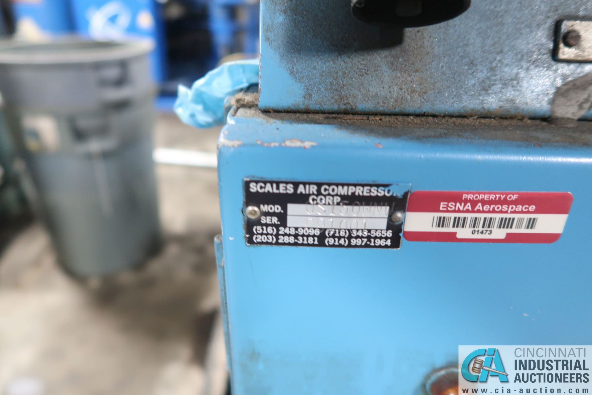 50 HP QUINCY AIR COMPRESSOR ** OUT OF SERVICE ** - Image 3 of 5