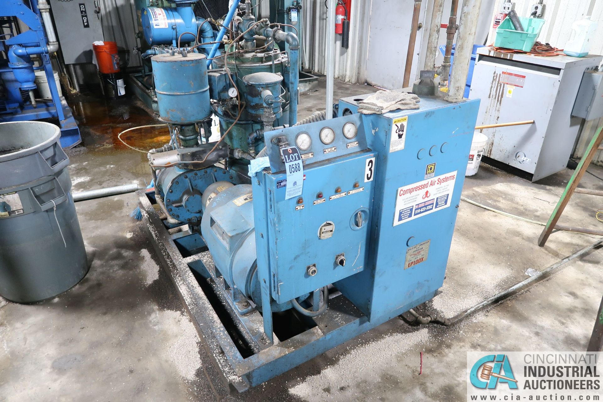 50 HP QUINCY AIR COMPRESSOR ** OUT OF SERVICE **