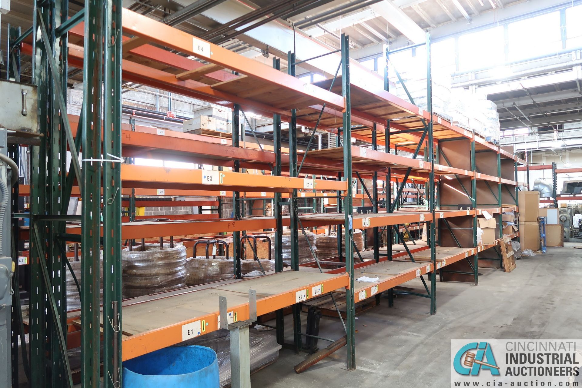 SECTIONS 31" X 102" X 11' HIGH PALLET RACK