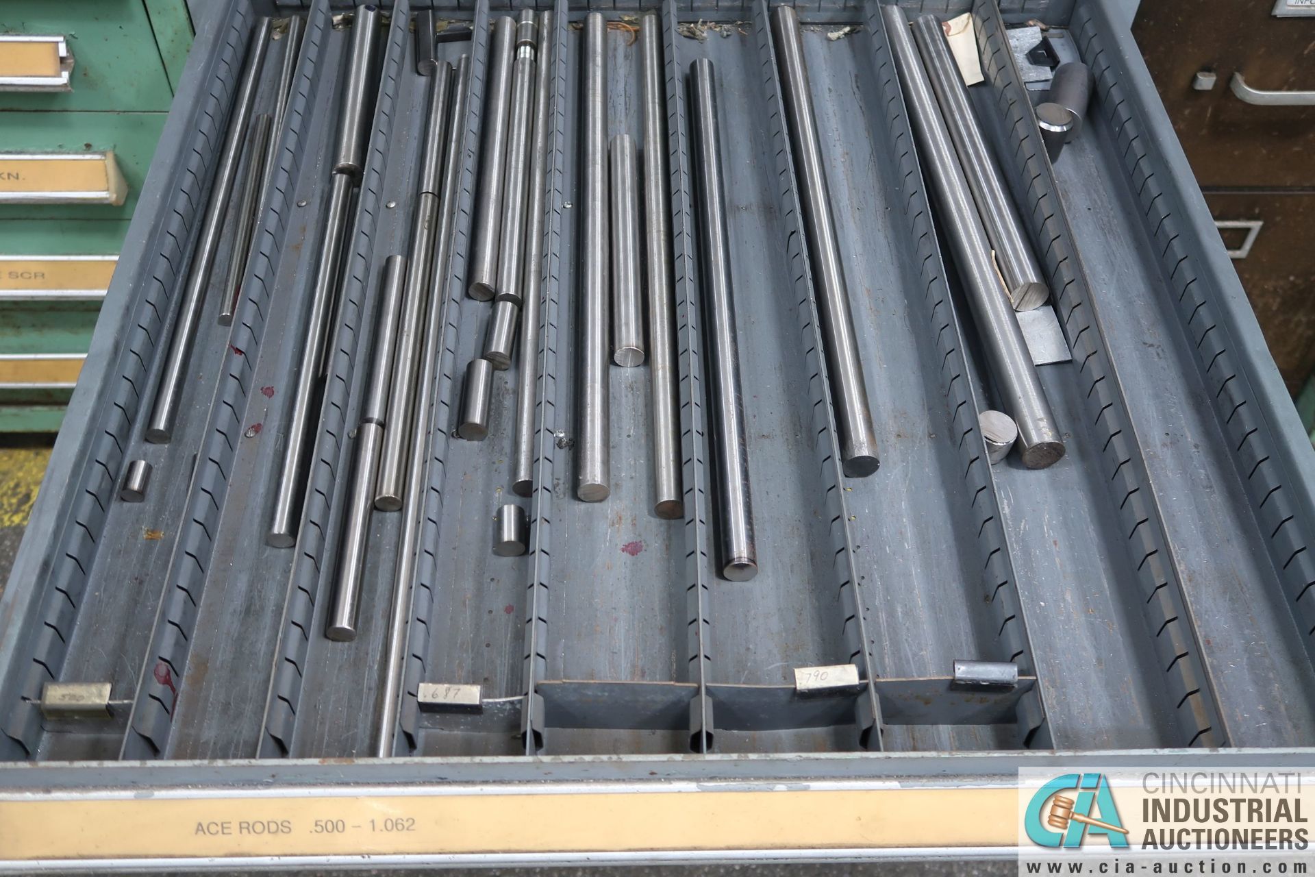 12-DRAWER TOOLING CABINET WITH ACE RODS - Image 9 of 12