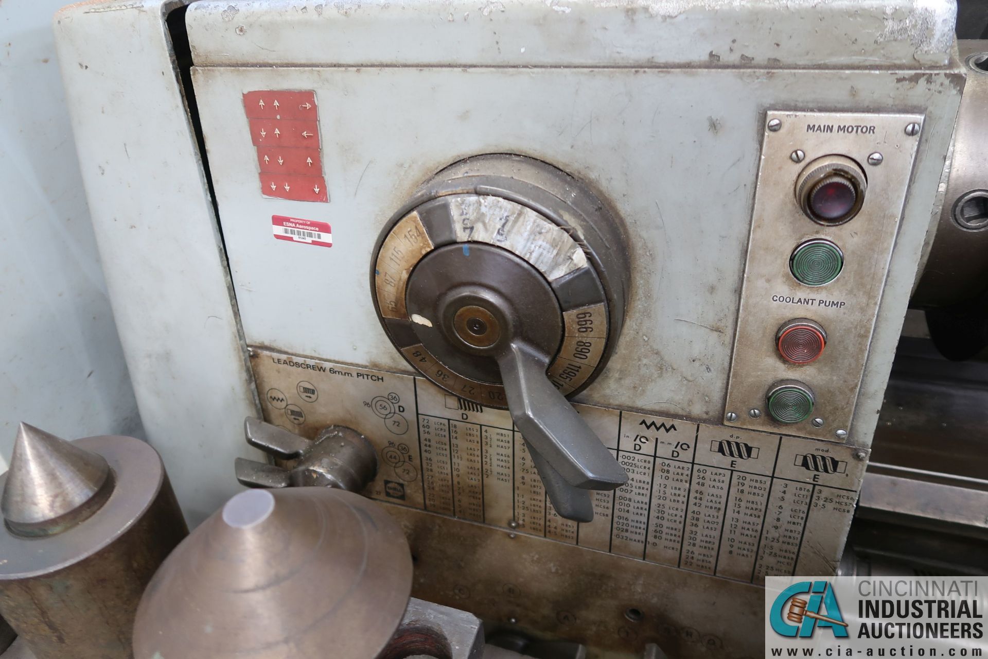 17" X 70" CLAUSING COLCHESTER ENGINE LATHE; S/N 0050, 20-1600 RPM, 12" 3-JAW CHUCK, TAILSTOCK, 17" - Image 2 of 7