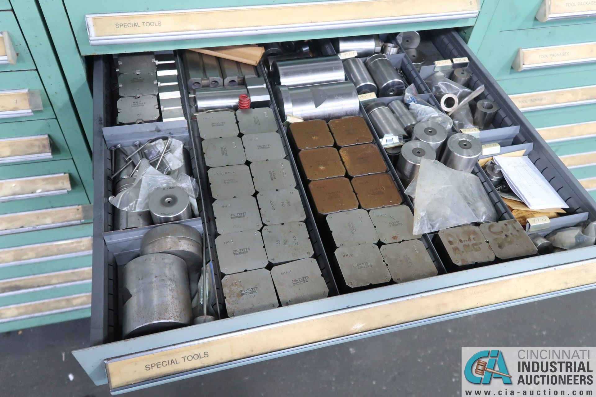 (LOT) TOOLING CABINET; NOTED AS SPECIAL HEADER TOOLING - Image 7 of 12