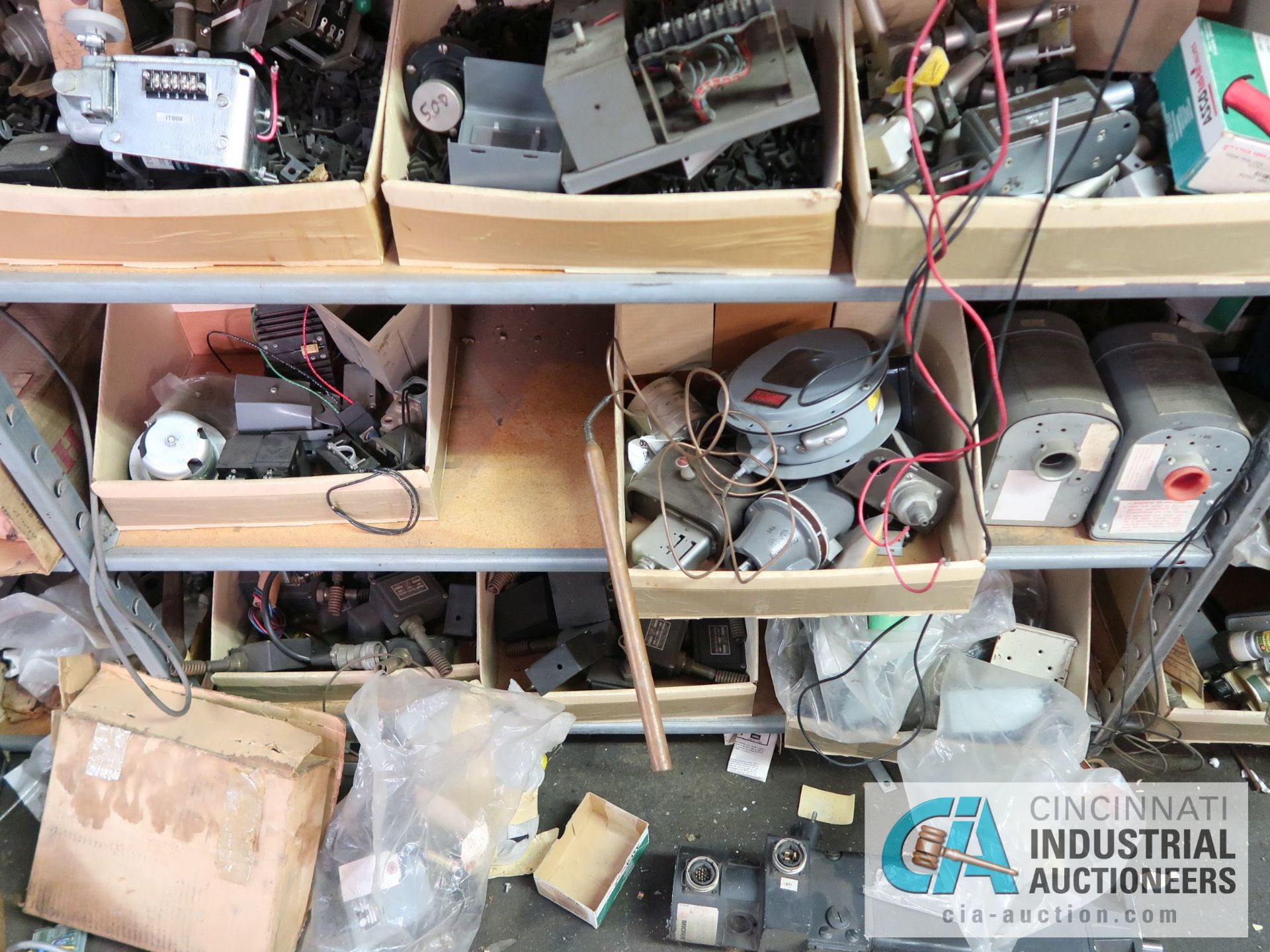 CONTENTS OF (16) SHELVES INCLUDING MISCELLANEOUS VALVES, THERMOSTATS, ANALYZERS, ELECTRICAL, CONTROL - Image 9 of 47
