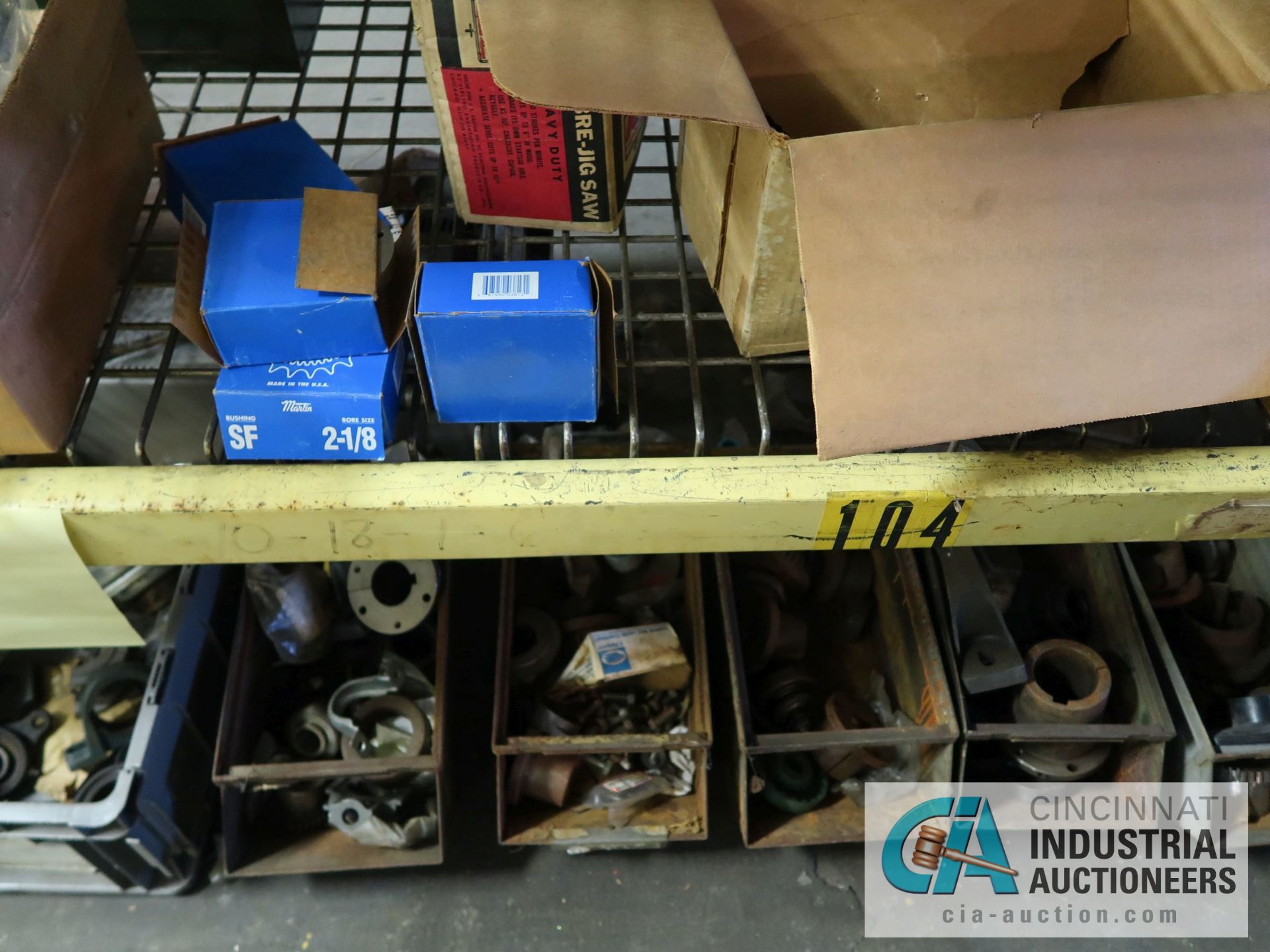 (LOT) CONTENTS OF (1) SECTION RACK GEARS, MOTORS, ELECTRICAL - Image 3 of 10