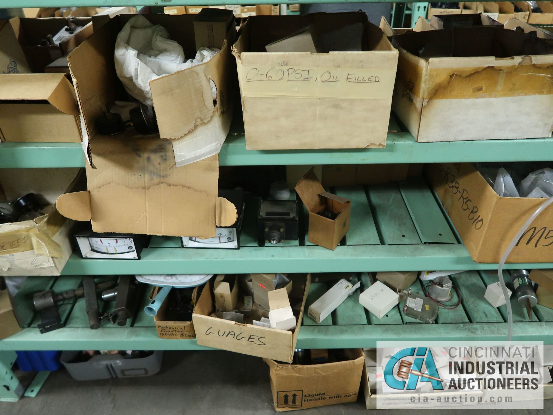 CONTENTS OF (5) RACKS INCLUDING MISCELLANEOUS METER AND FUSES **NO RACKS** - Image 18 of 24