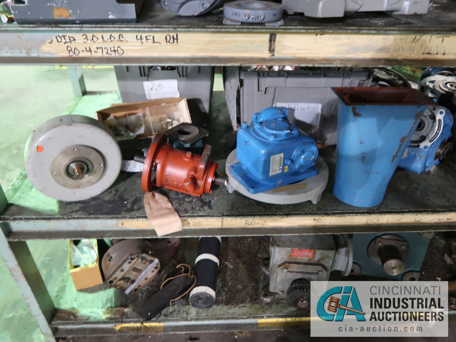 (LOT) CONTENTS OF (1) SECTION RACK - APPROX. (25) GEAR REDUCERS - Image 13 of 15