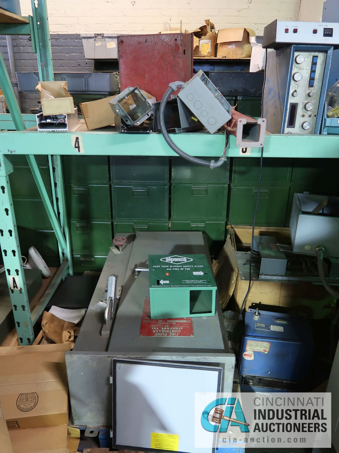 CONTENTS OF (4) RACKS INCLUDING MISCELLANEOUS ELECTRIC BOXES, PANELS, CONDUIT PANELS **NO RACKS** - Image 3 of 12