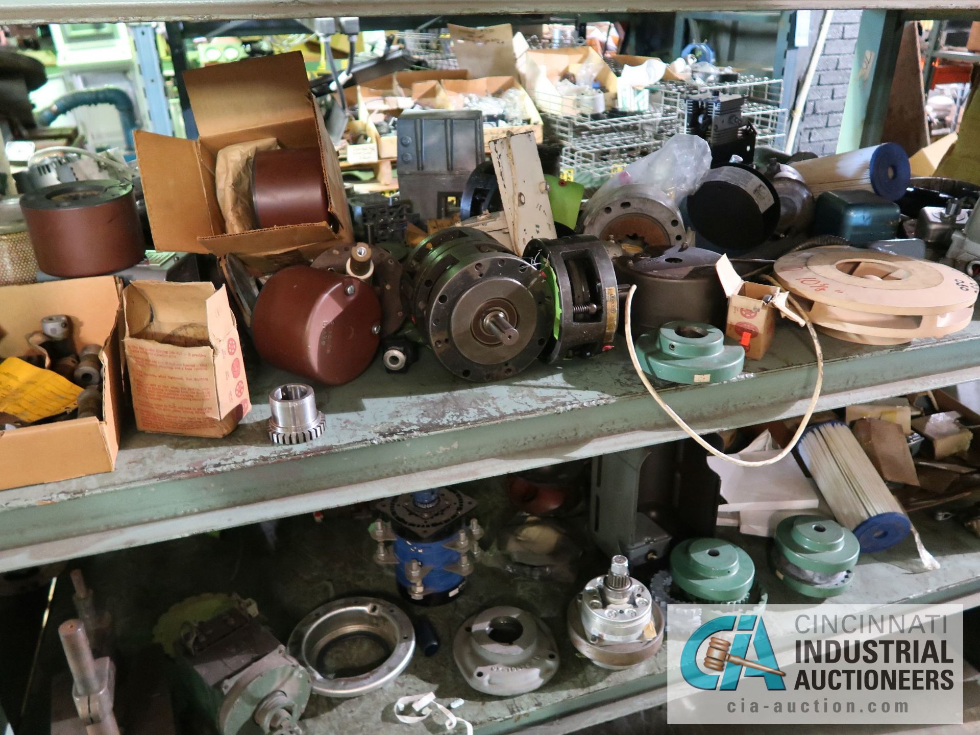 (LOT) MACHINE PARTS, COMPRESSORS, REDUCERS, GEARS, MOTORS, AND OTHER (4) SECTIONS RACK - Image 28 of 28