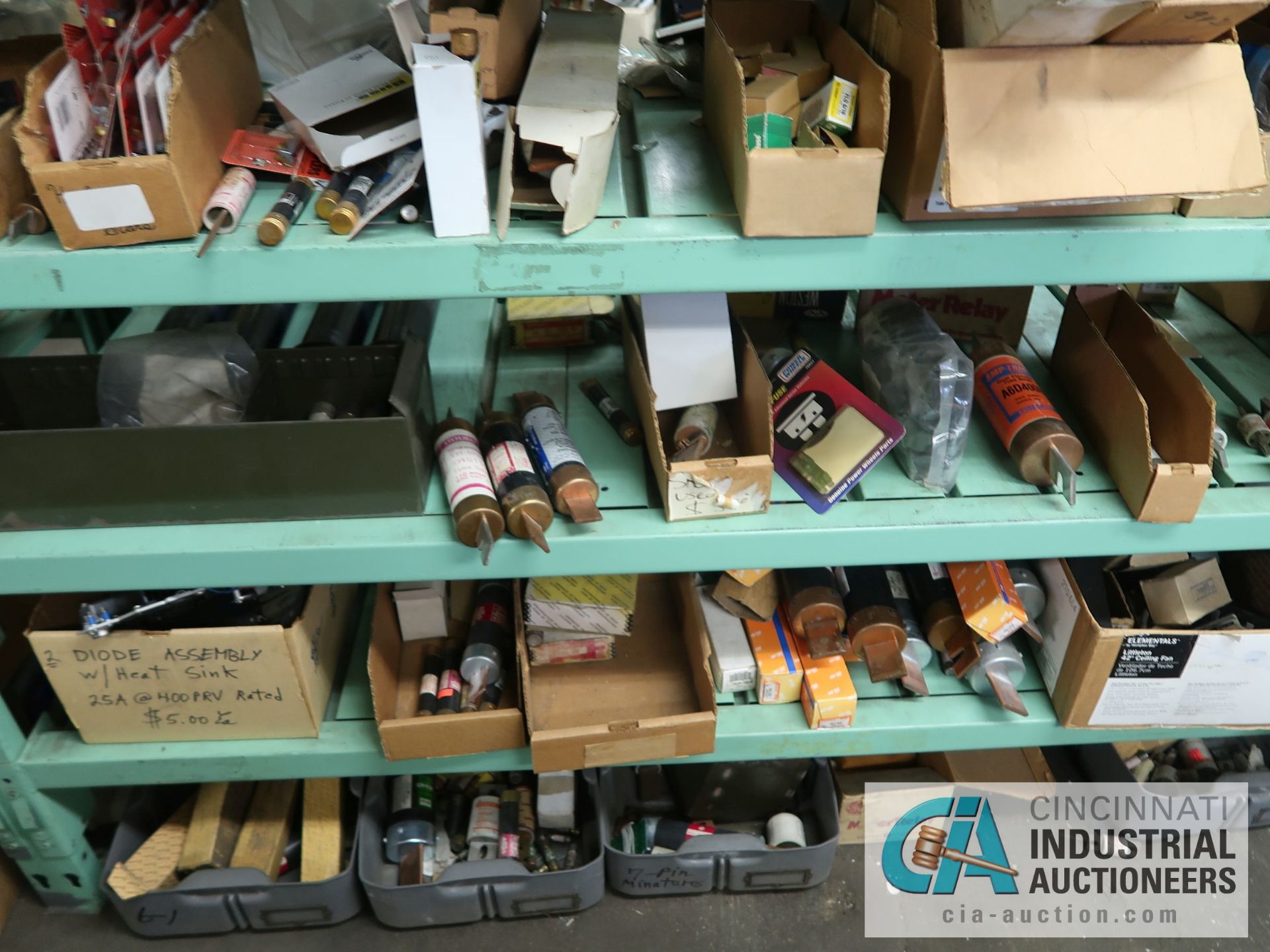CONTENTS OF (5) RACKS INCLUDING MISCELLANEOUS METER AND FUSES **NO RACKS** - Image 14 of 24