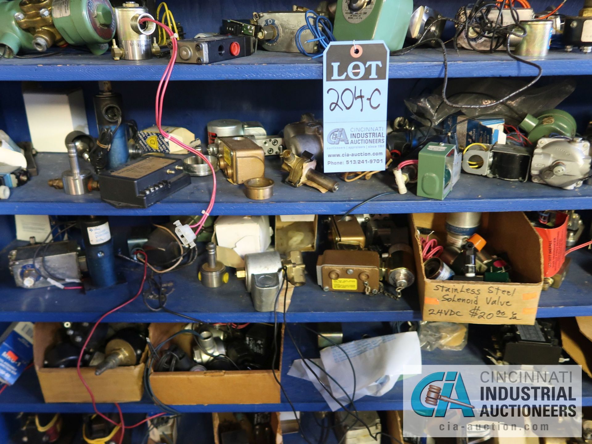 CONTENTS OF BLUE SHELF UNIT APPROX. (100) FRACTIONAL MOTORS - BOTH SIDE OF SHELF - Image 3 of 9