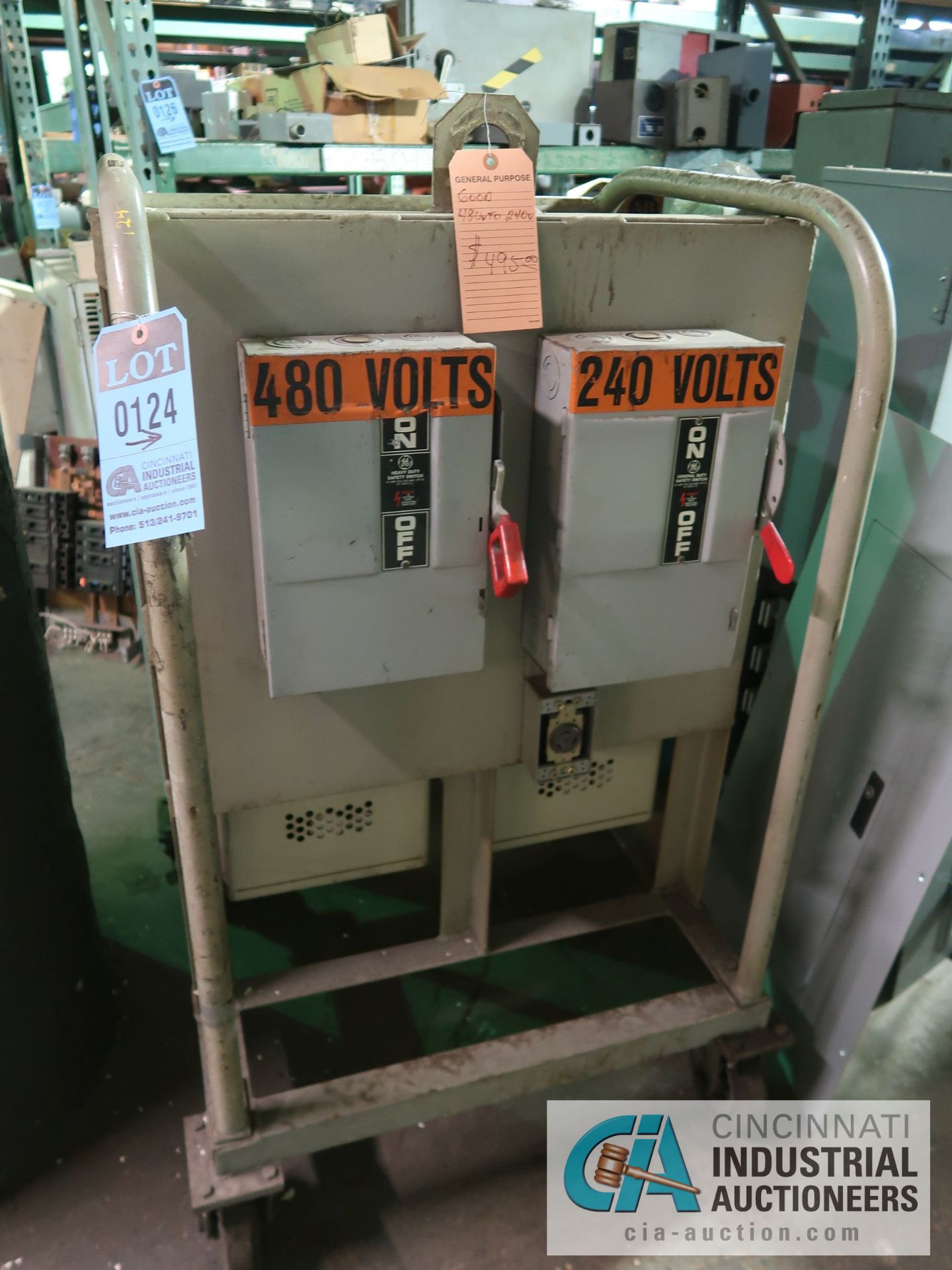 (LOT) LARGE ELECTRIC BOXES AND SWITCHES - Image 12 of 12
