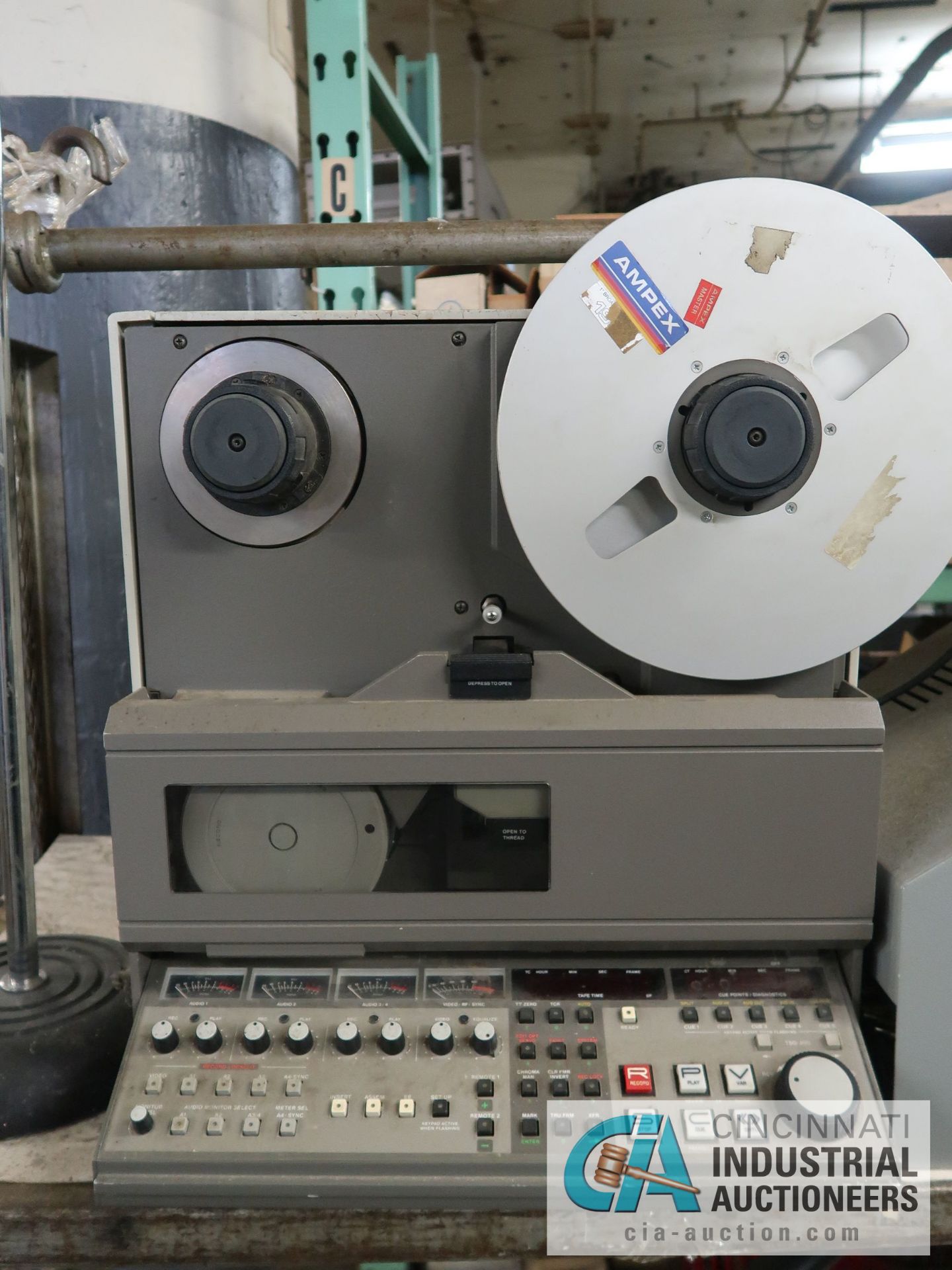 AMPEX MODEL VRP-6 VIDEO TAPE REEL TO REEL RECORDER WITH VIDEO MONITOR - Image 3 of 4