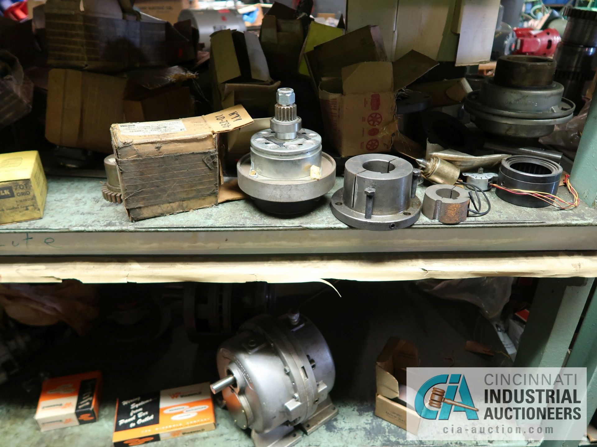 (LOT) MACHINE PARTS, COMPRESSORS, REDUCERS, GEARS, MOTORS, AND OTHER (4) SECTIONS RACK - Image 11 of 28