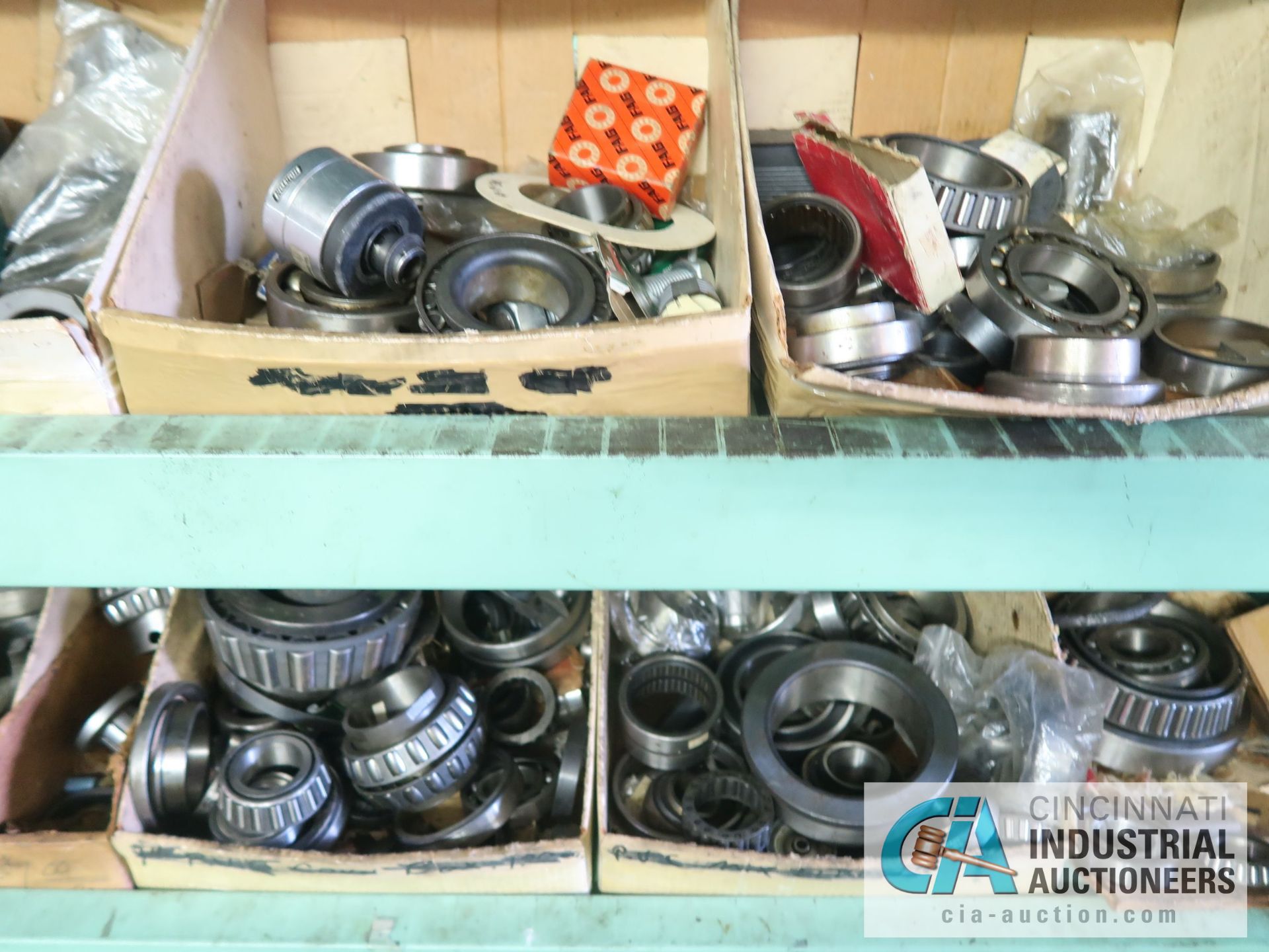 CONTENTS OF (6) RACKS INCLUDING MISCELLANEOUS PILLOW BLOCK BEARINGS, BEARINGS, SEALS, GASKETS, - Image 12 of 35