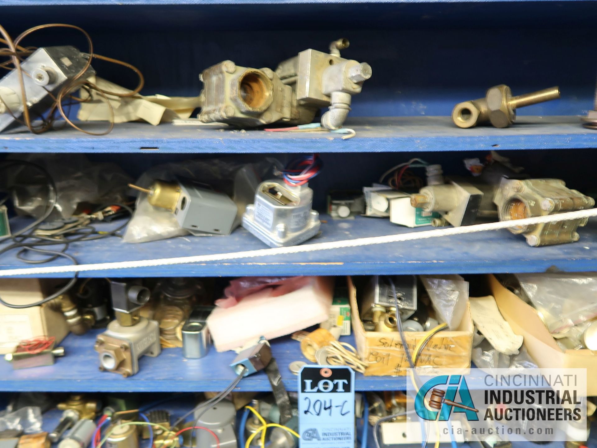 CONTENTS OF BLUE SHELF UNIT APPROX. (100) FRACTIONAL MOTORS - BOTH SIDE OF SHELF - Image 9 of 9