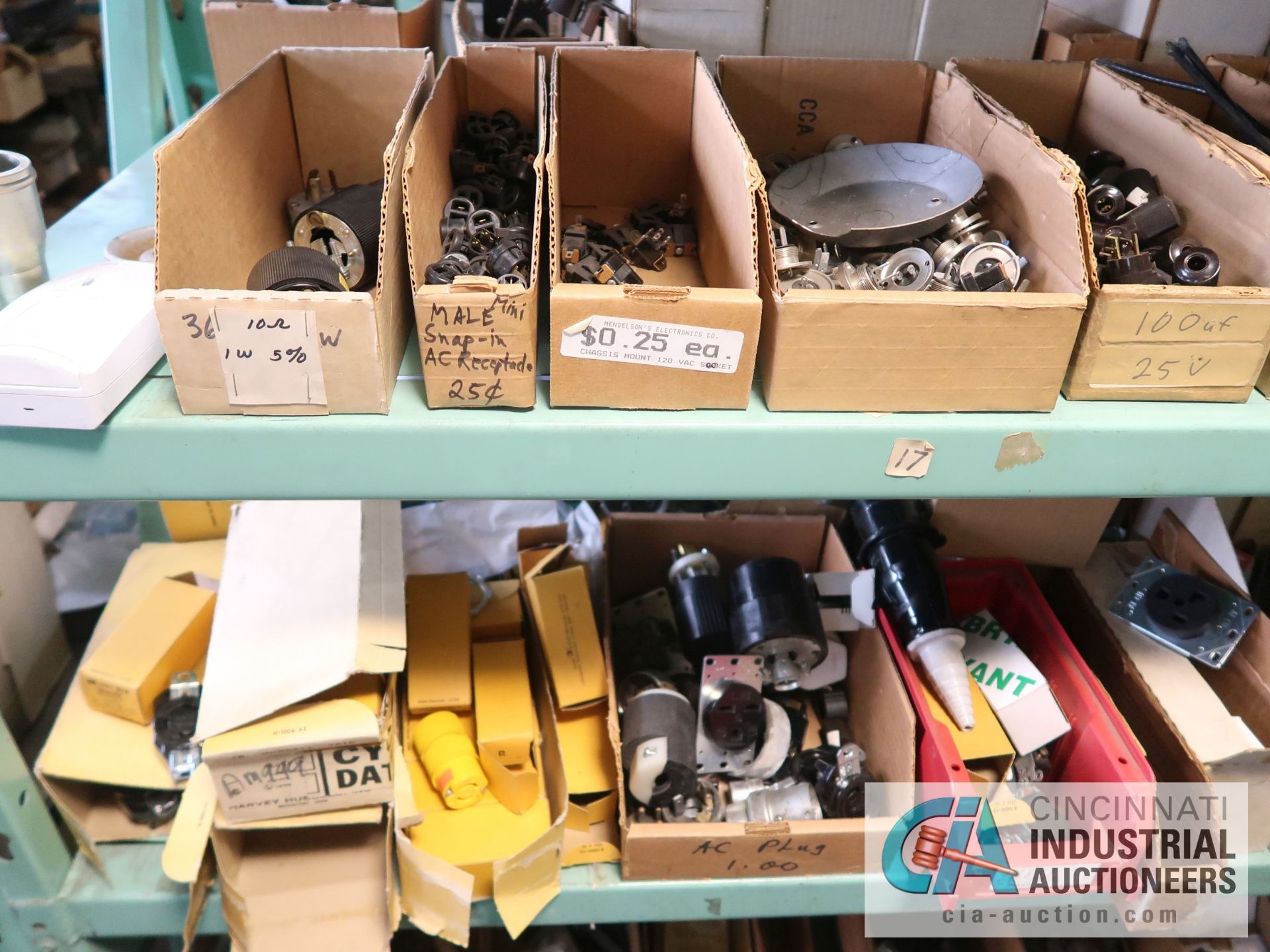 CONTENTS OF (6) RACKS INCLUDING MISCELLANEOUS POWER ENTRY MODULES, MISCELLANEOUS ELECTRICAL, - Image 15 of 34