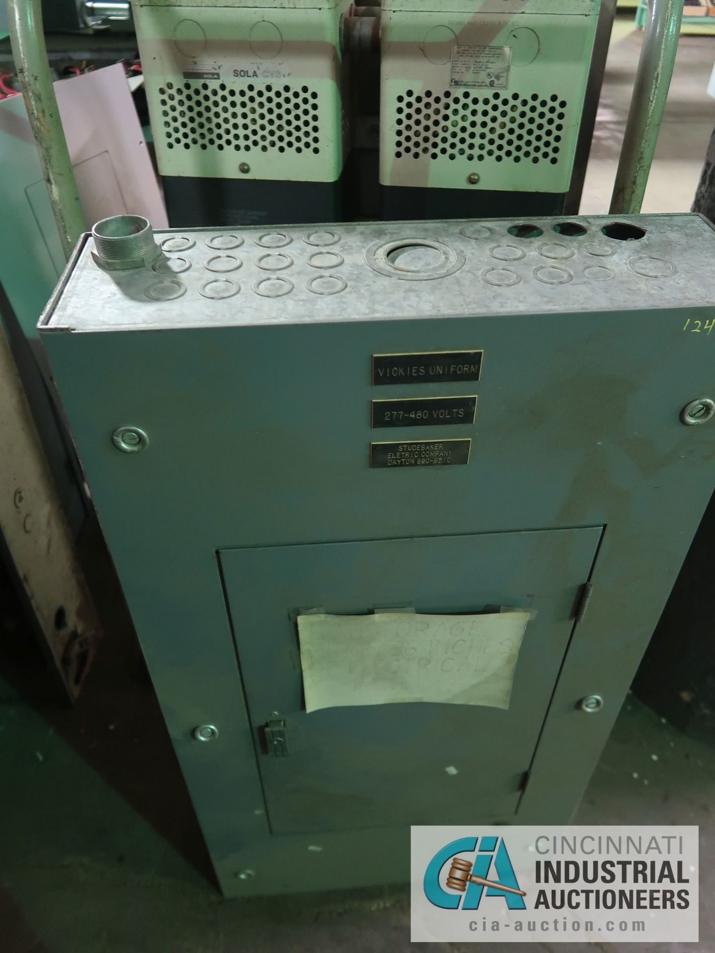 (LOT) LARGE ELECTRIC BOXES AND SWITCHES - Image 11 of 12