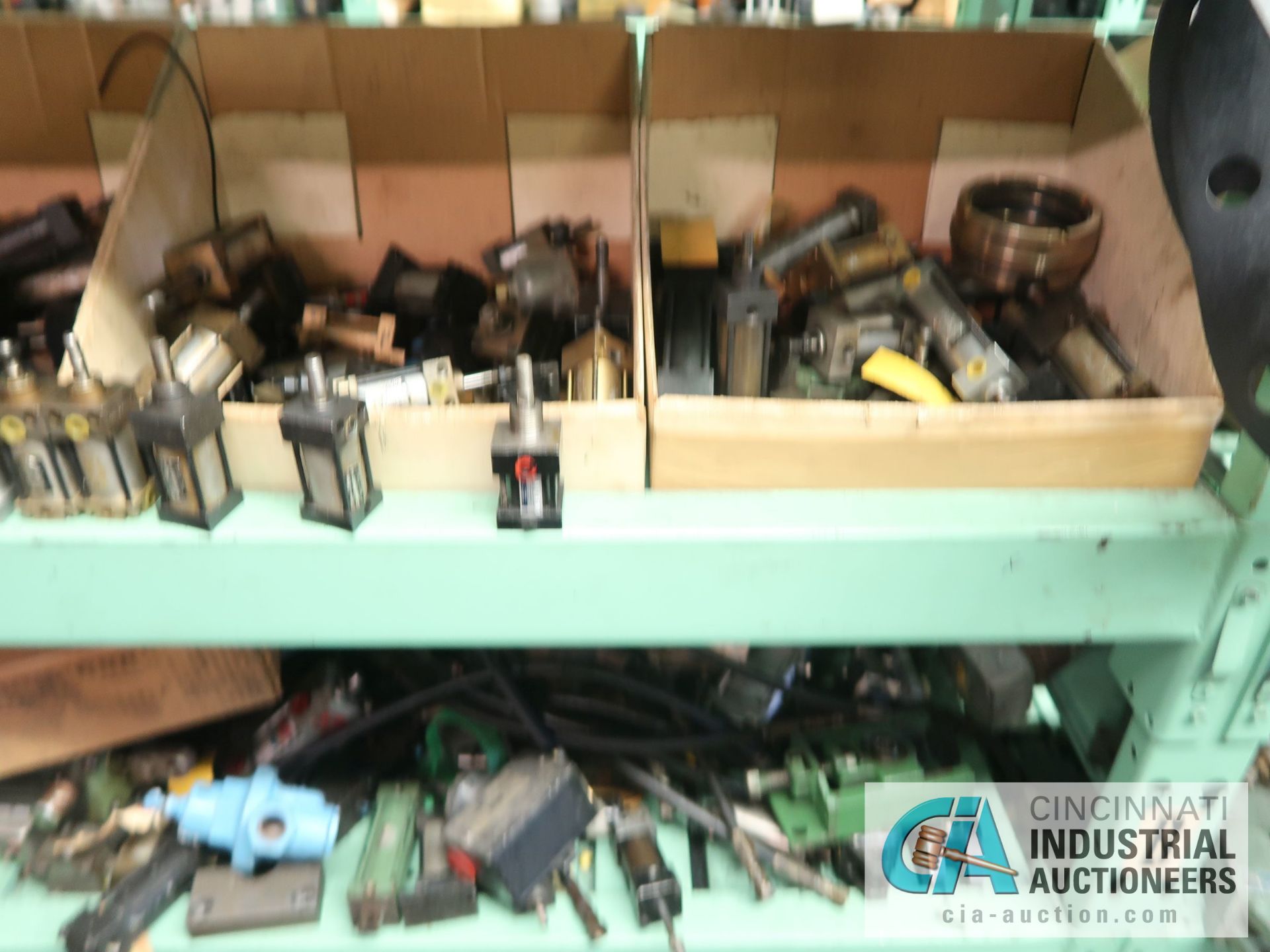 CONTENTS OF (5) RACKS INCLUDING MISCELLANEOUS PNEUMATIC CYLINDERS **NO RACKS** - Image 5 of 31