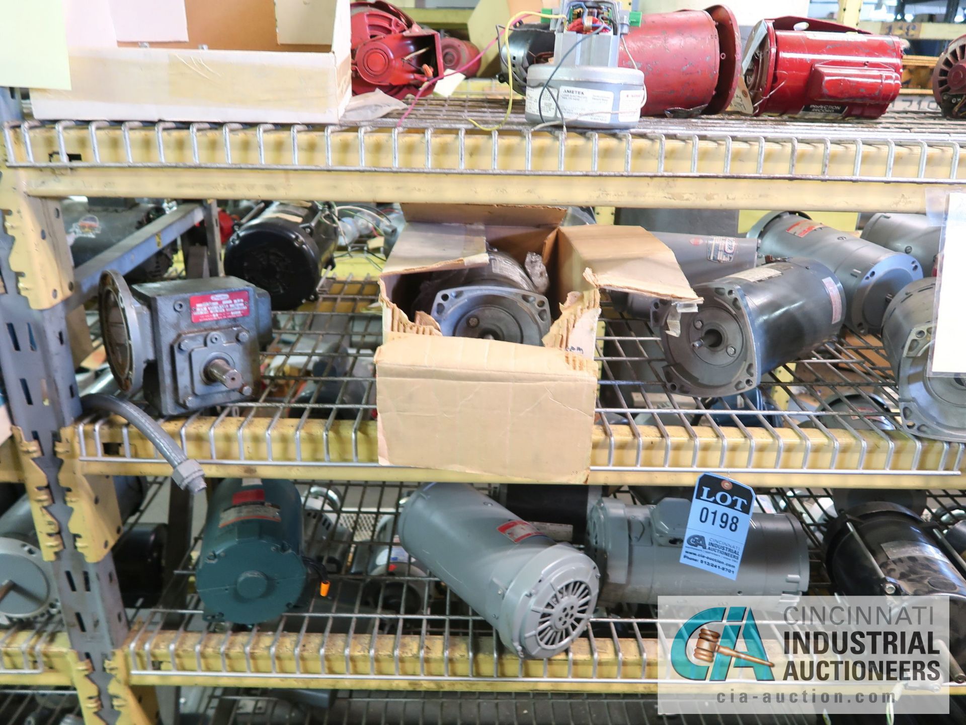 MOTORS 1/2 HP - 3/4 HP **NO RACKS**