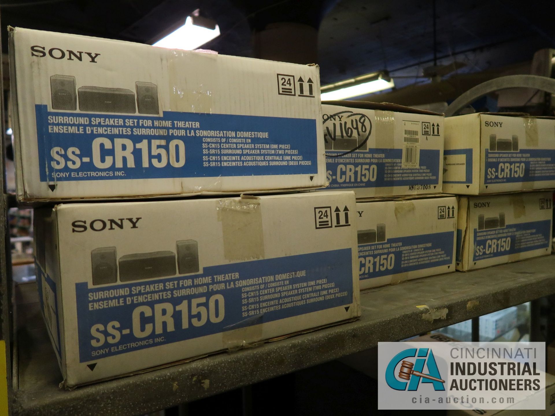 (LOT) (8) SONY SS-CR150 SURROUND SOUND SPEAKER SETS AND MISCELLANEOUS SPEAKERS AND RECIEVERS - Image 3 of 3