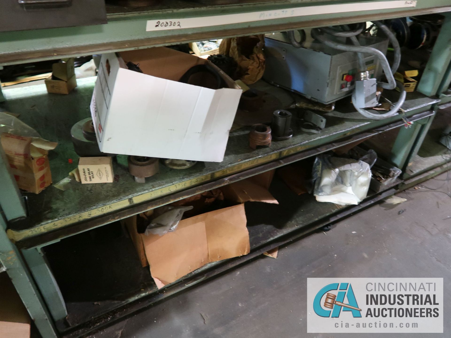 (LOT) MACHINE PARTS, COMPRESSORS, REDUCERS, GEARS, MOTORS, AND OTHER (4) SECTIONS RACK - Image 24 of 28
