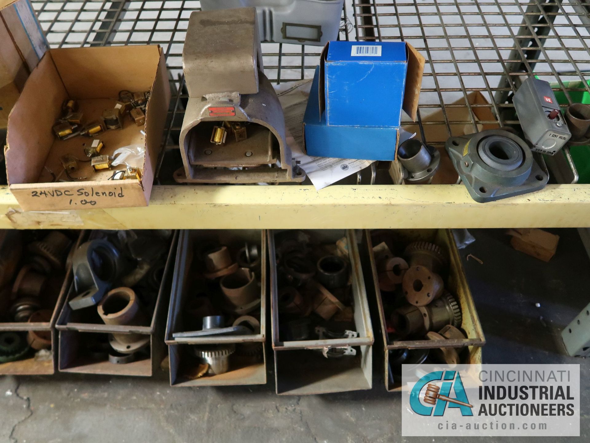 (LOT) CONTENTS OF (1) SECTION RACK GEARS, MOTORS, ELECTRICAL - Image 4 of 10