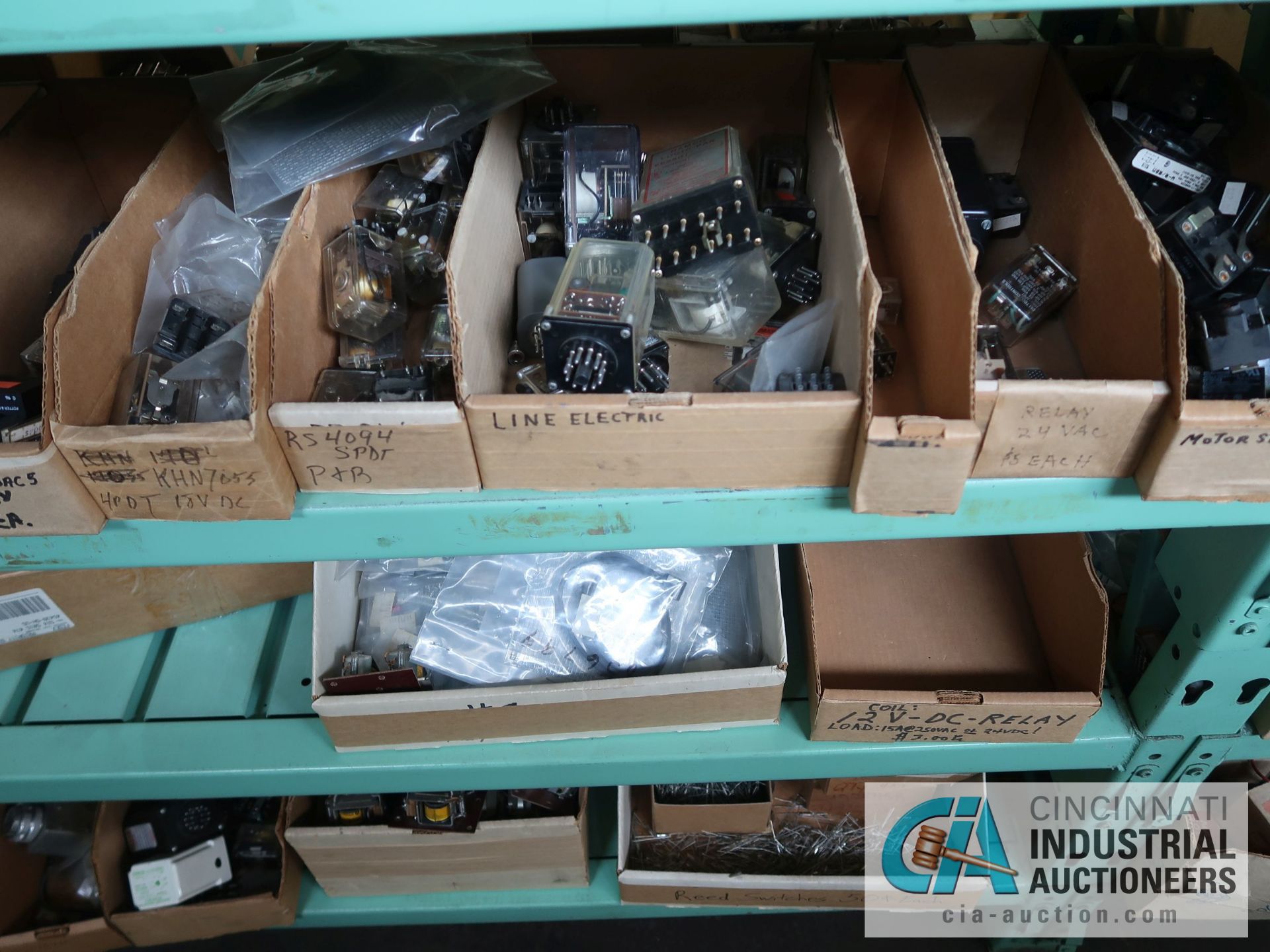 CONTENTS OF (5) RACKS INCLUDING MISCELLANEOUS RELAYS **NO RACKS** - Image 10 of 66