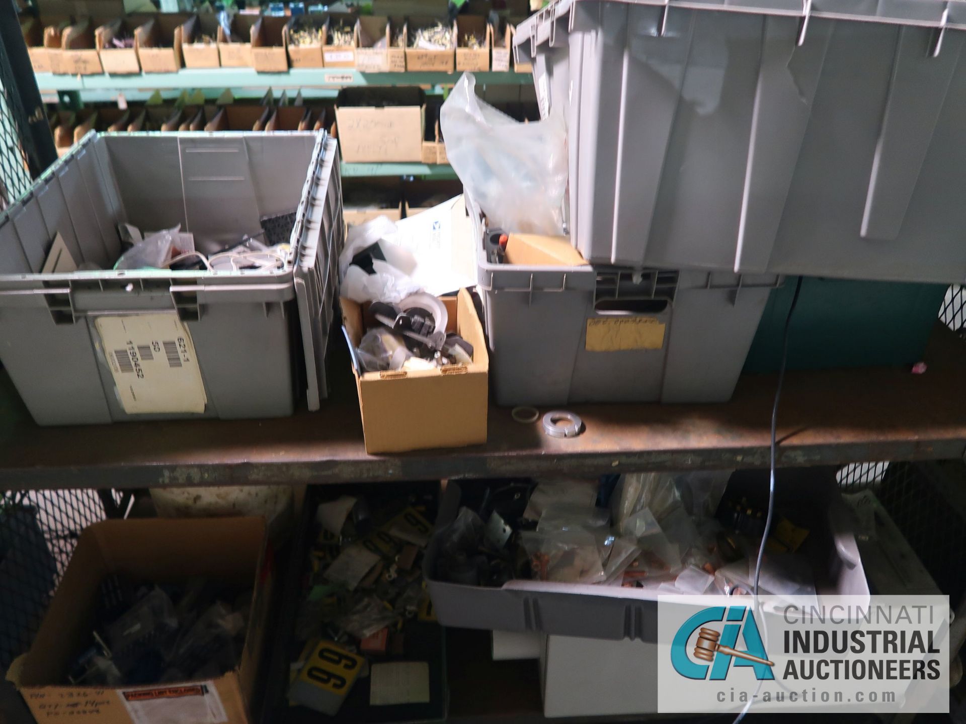 CARTS WITH MISCELLANEOUS ELECTRICAL AND ELECTRONIC PARTS - Image 8 of 12